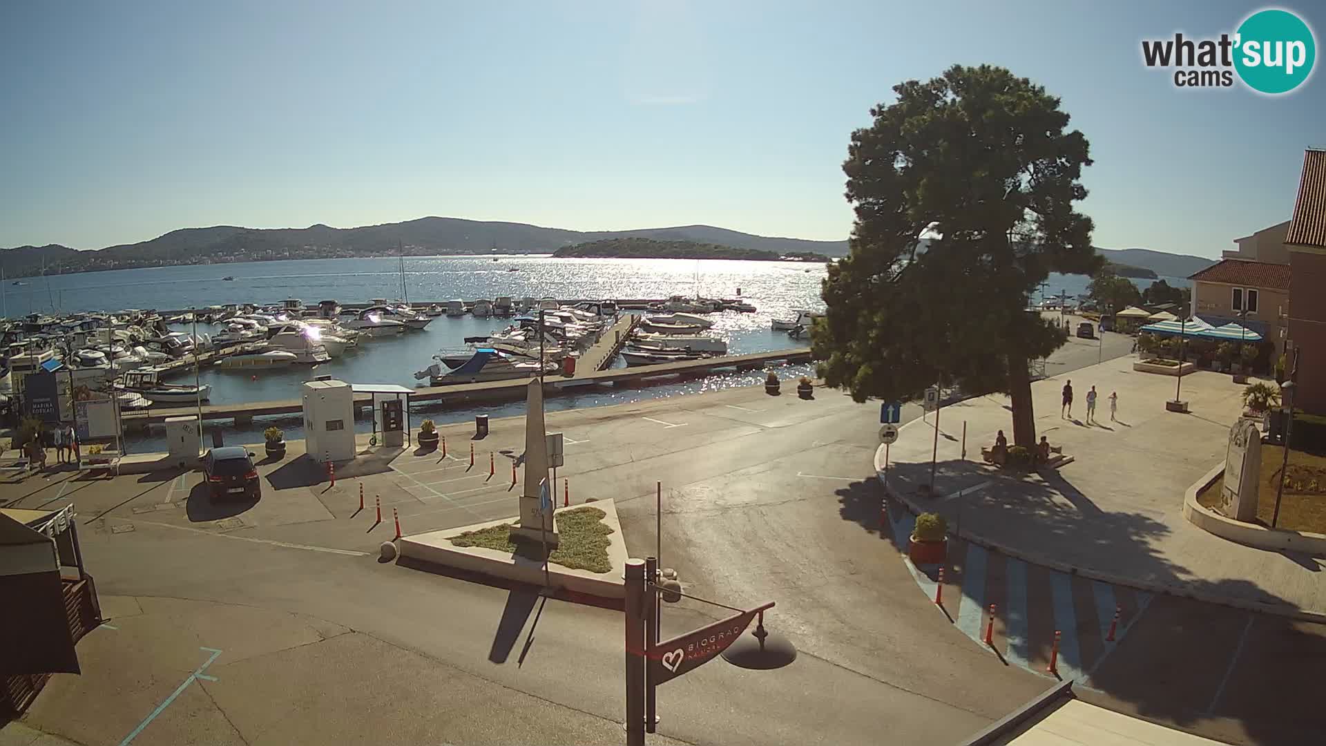 Kamera Biograd na Moru – trg kralja Tomislava
