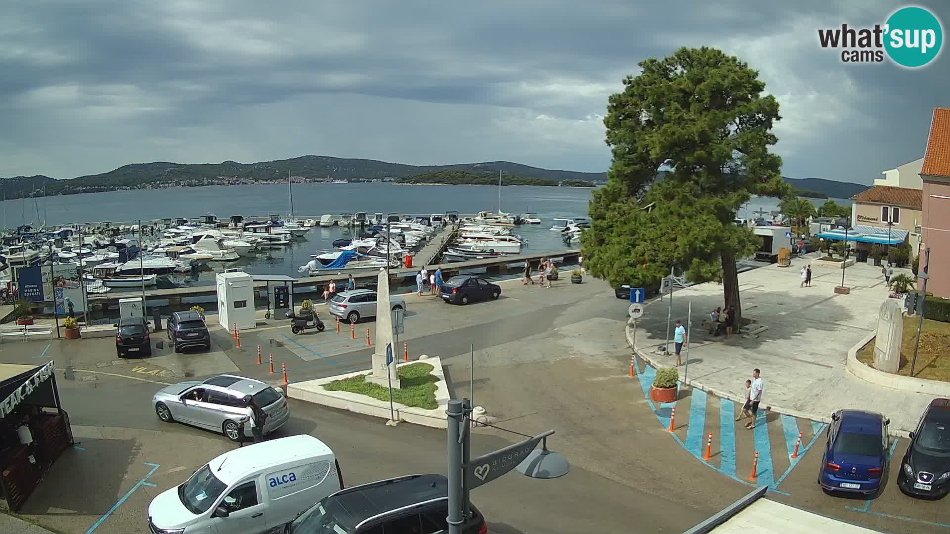 Kamera Biograd na Moru – trg kralja Tomislava
