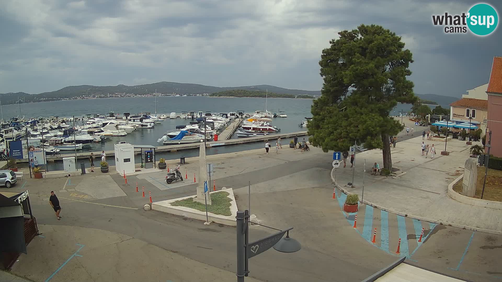 Kamera Biograd na Moru – trg kralja Tomislava