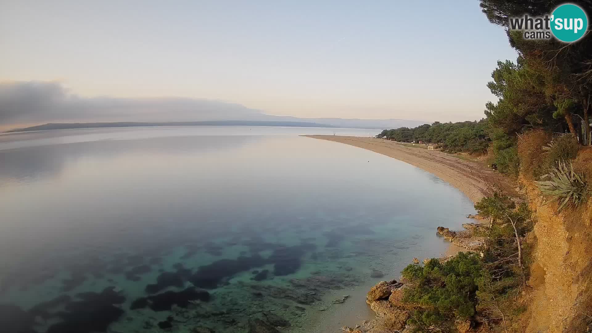Webcam Zlatni Rat Bol – Liveblick vom berühmten Strand auf Brač