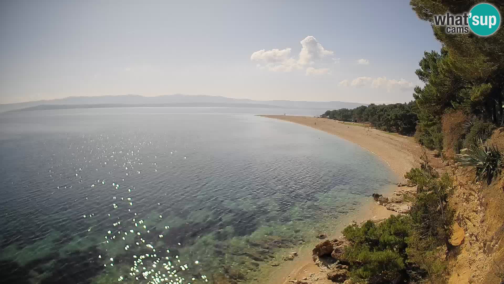 Web kamera Bol Zlatni Rat – Pogled uživo s otoka Brača