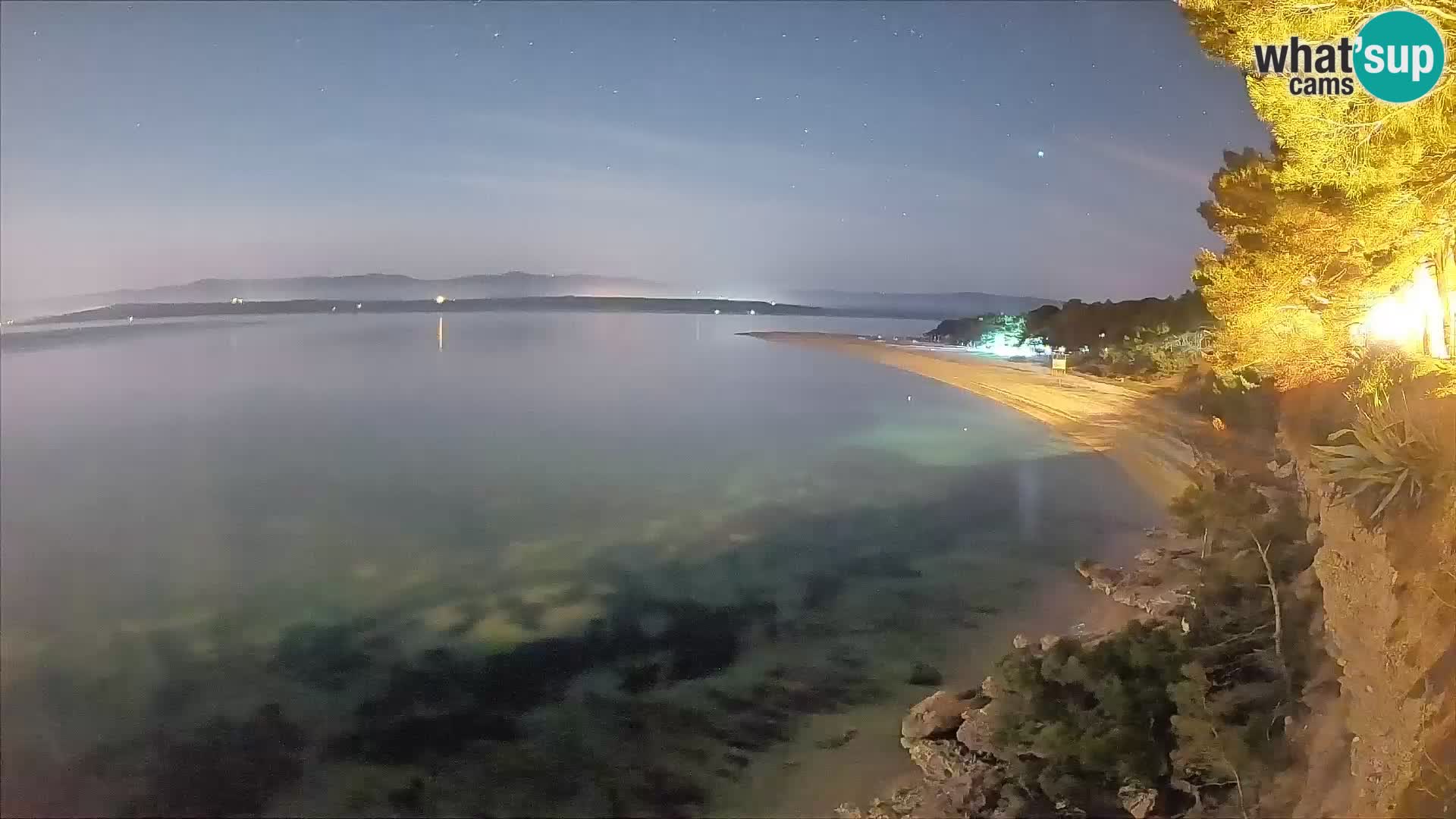 Webcam Bol Zlatni Rat – Vista en vivo desde la isla de Brač