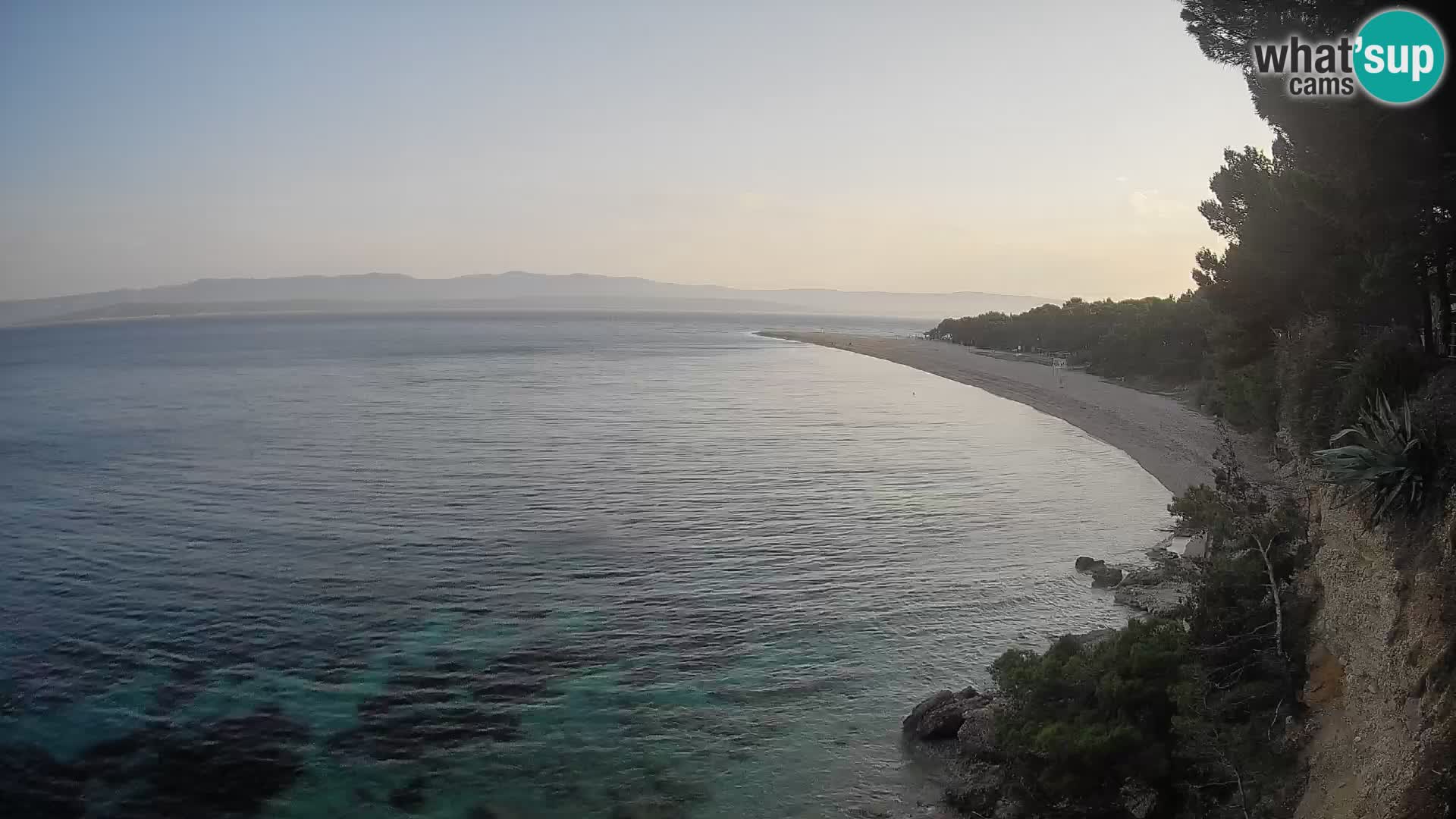 Webcam Bol Zlatni Rat – Vista en vivo desde la isla de Brač