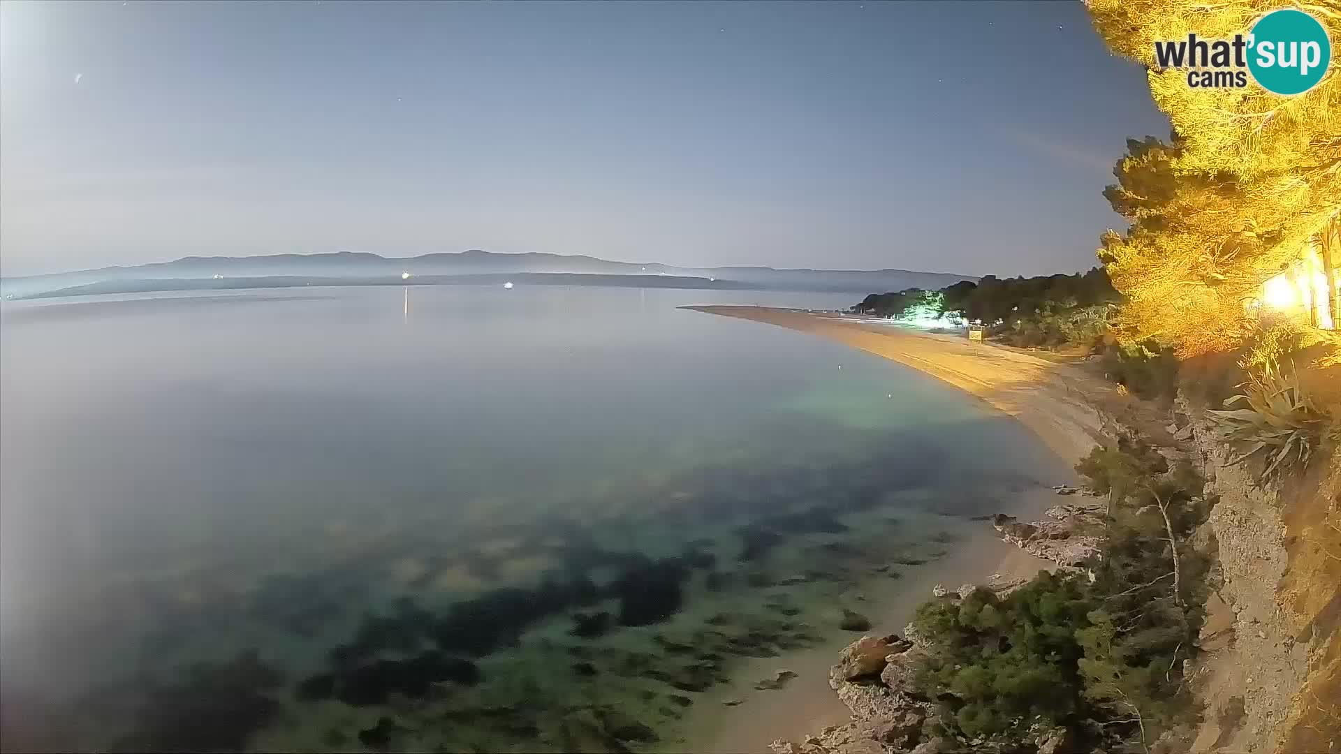 Webcam Zlatni Rat Bol – Liveblick vom berühmten Strand auf Brač