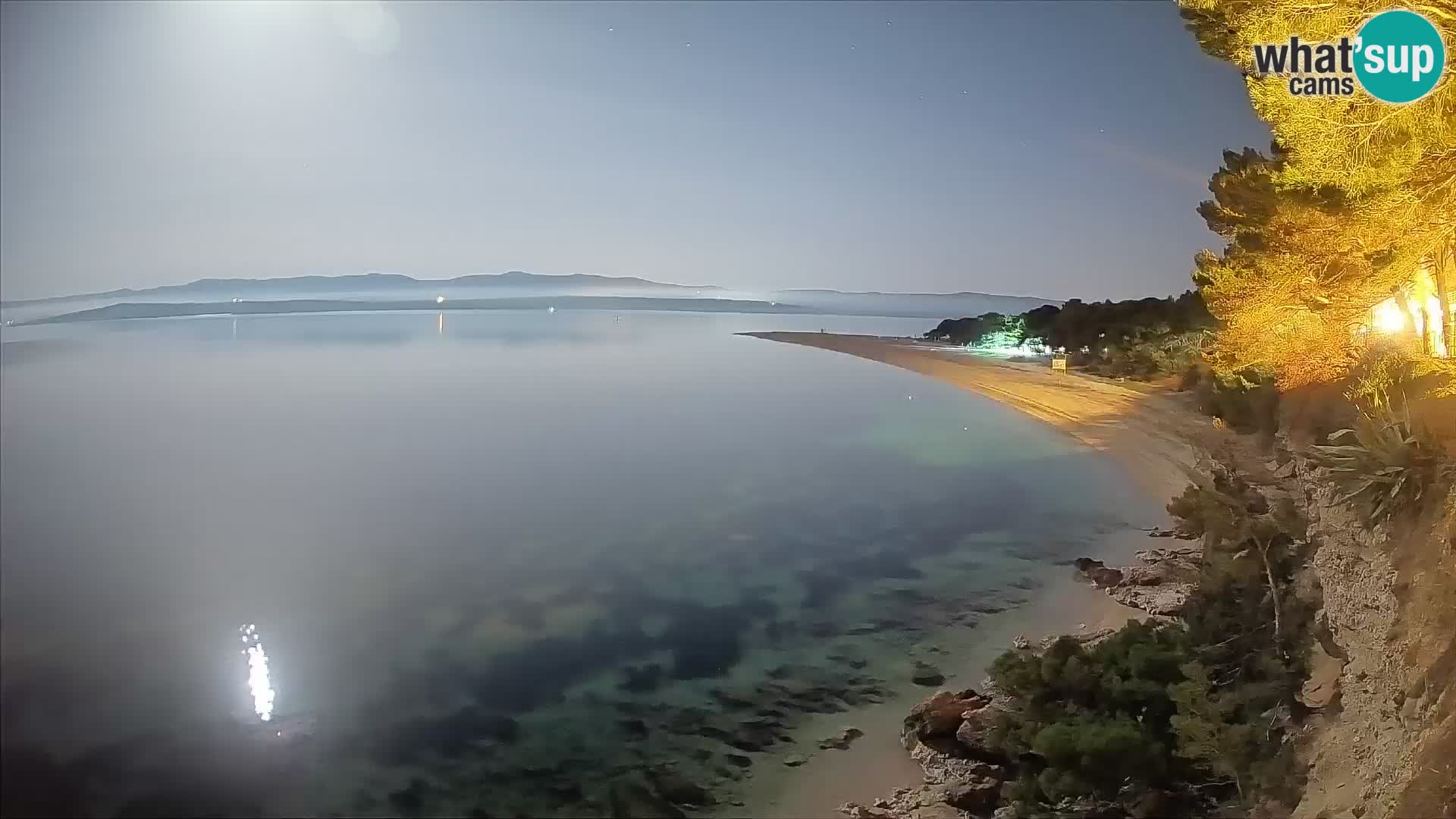 Webcam Zlatni Rat Bol – Liveblick vom berühmten Strand auf Brač