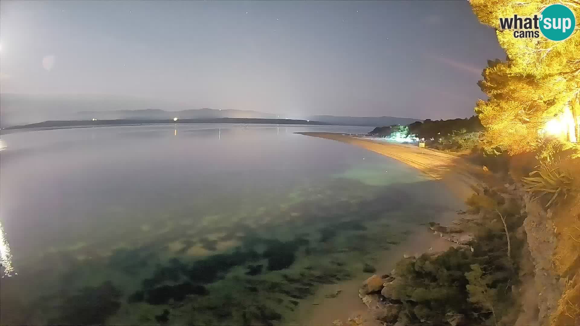 Webcam Bol Zlatni Rat – Vista en vivo desde la isla de Brač