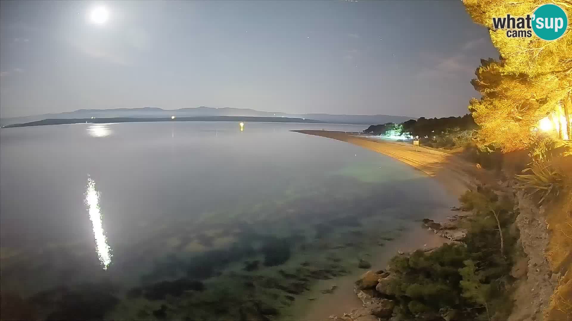 Webcam Bol Zlatni Rat – Vista en vivo desde la isla de Brač