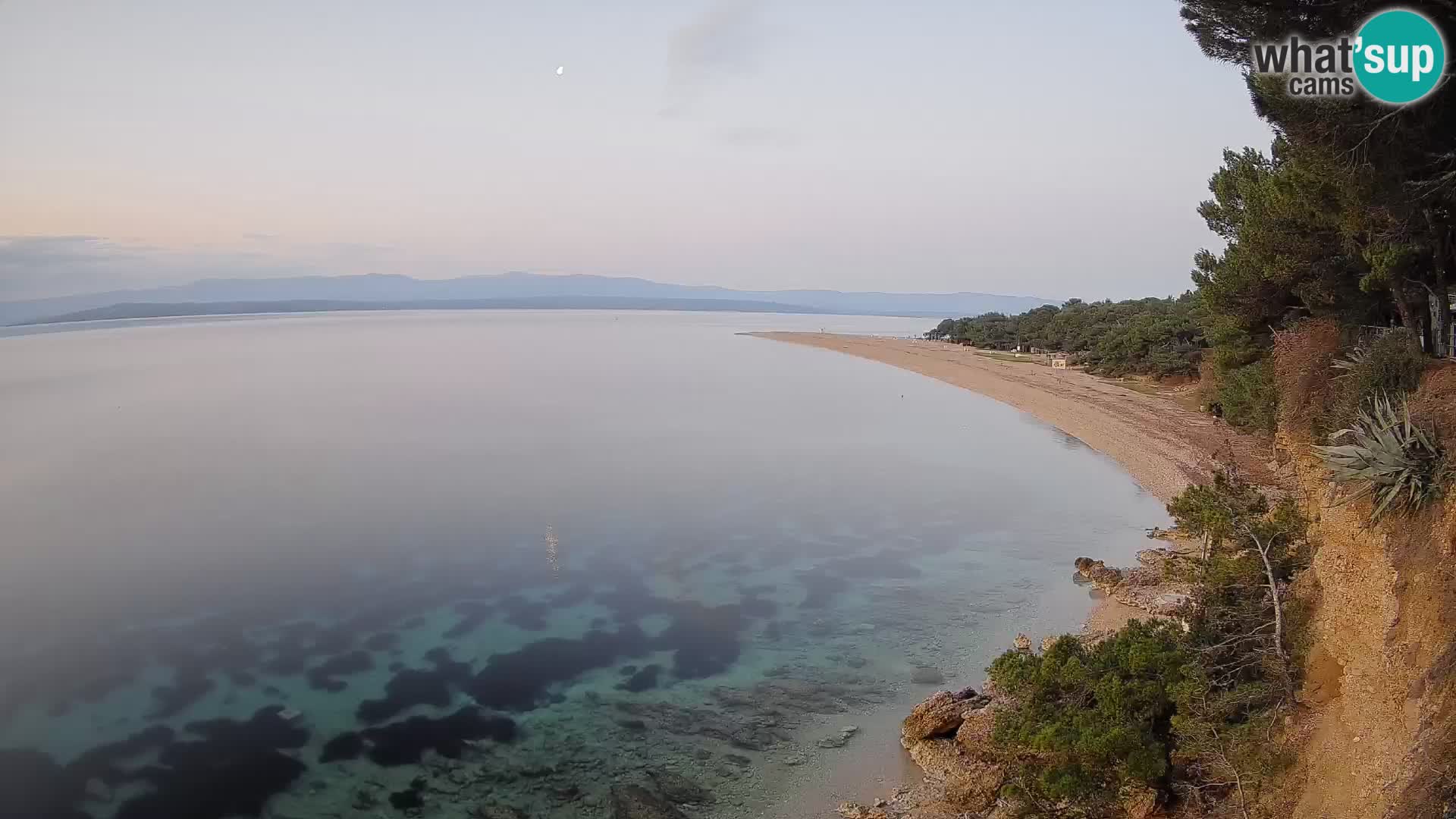 Webcam Bol Zlatni Rat – Vista en vivo desde la isla de Brač