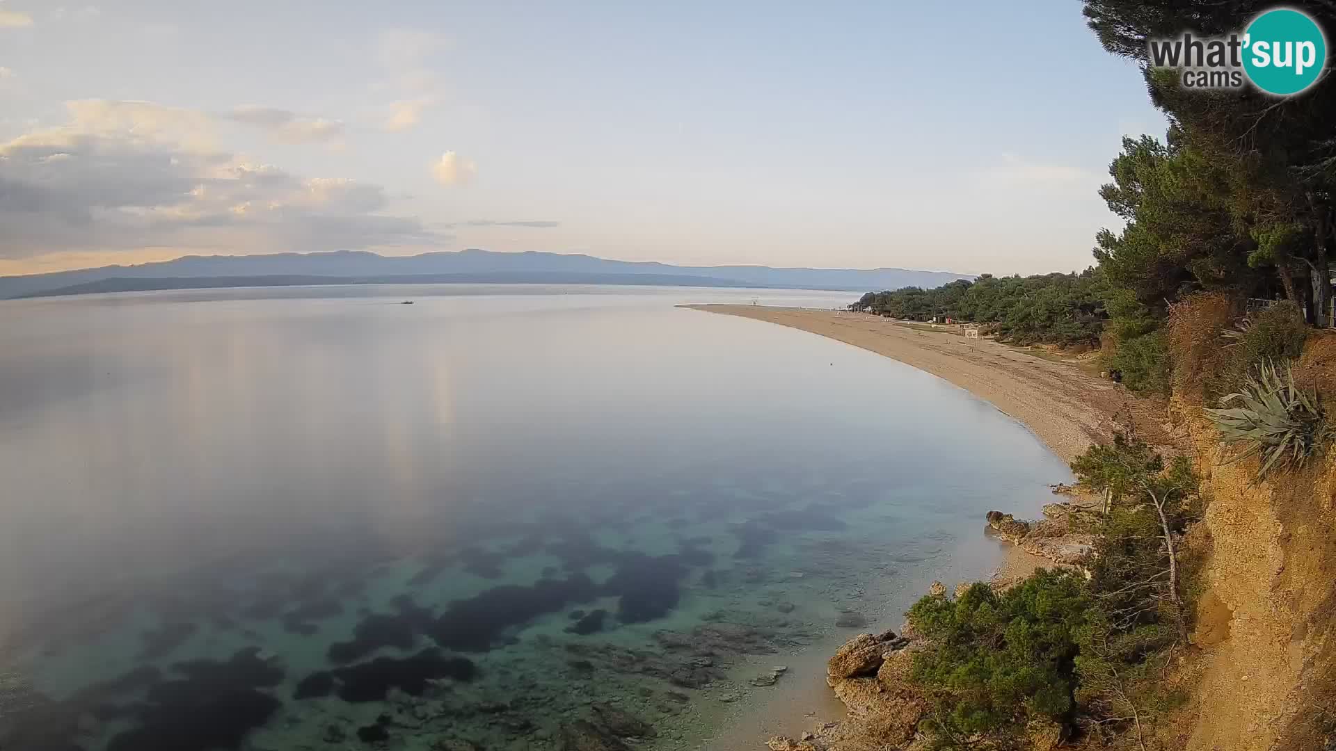 Webcam Zlatni Rat Bol – Liveblick vom berühmten Strand auf Brač