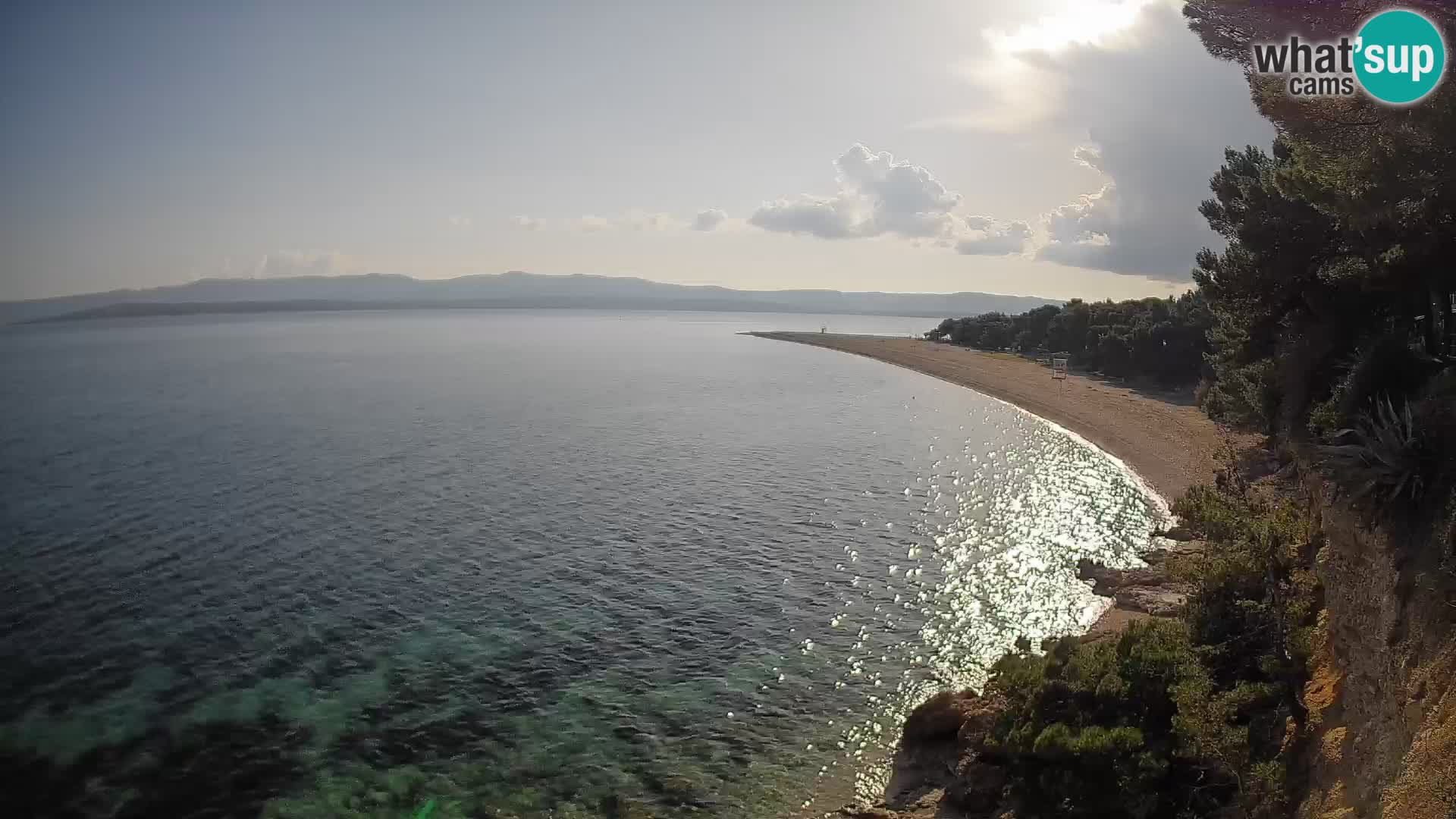 Webcam Zlatni Rat Bol – Liveblick vom berühmten Strand auf Brač
