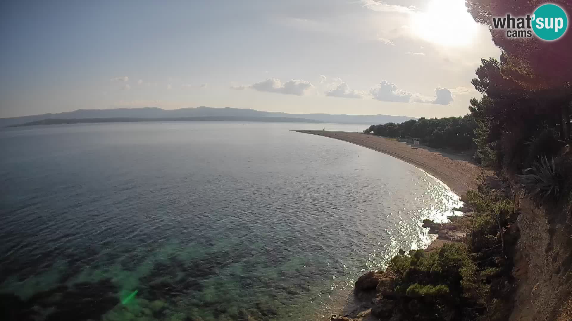 Web kamera Bol Zlatni Rat – Pogled uživo s otoka Brača