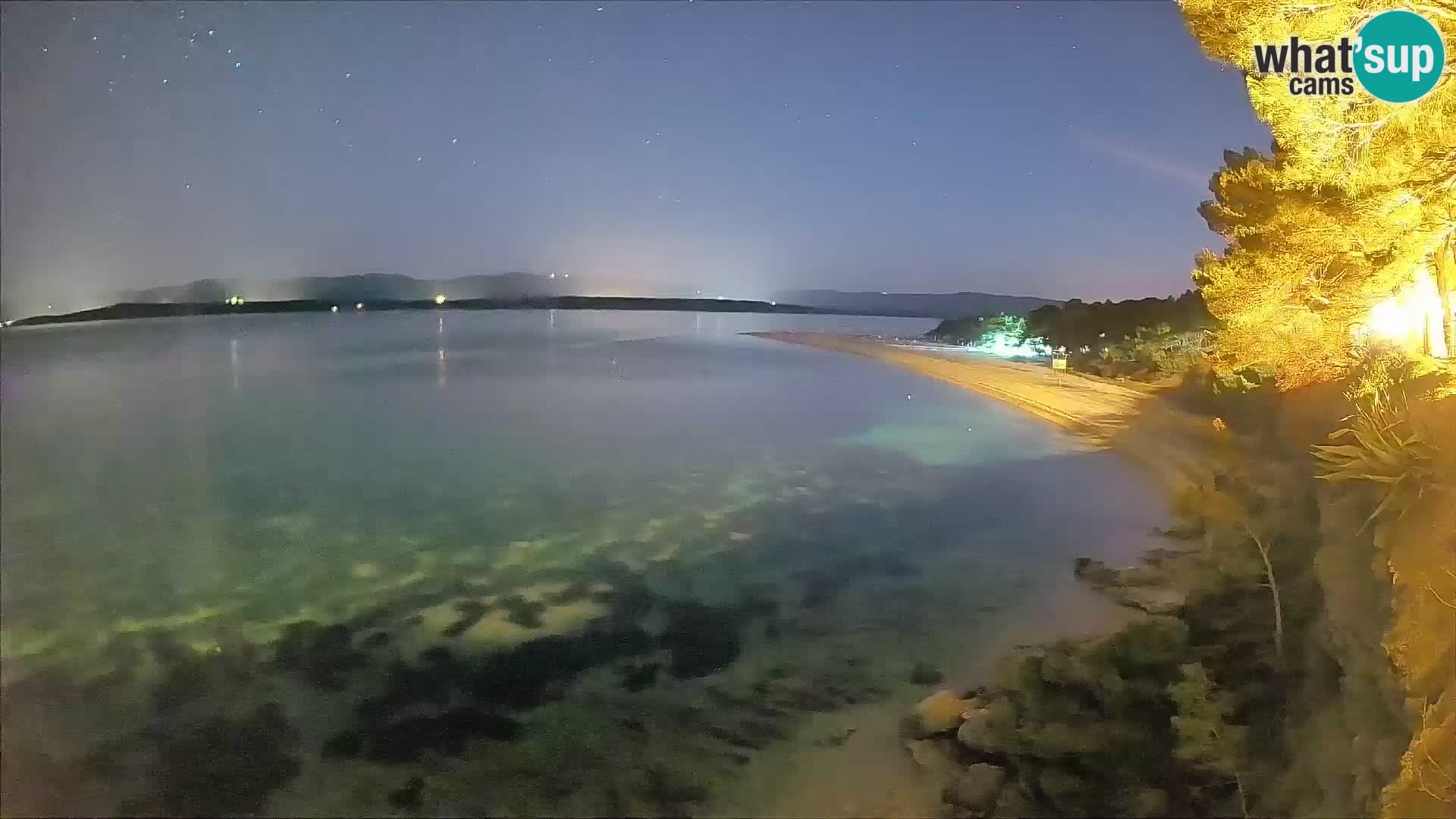 Webcam Bol Zlatni Rat – Vista en vivo desde la isla de Brač