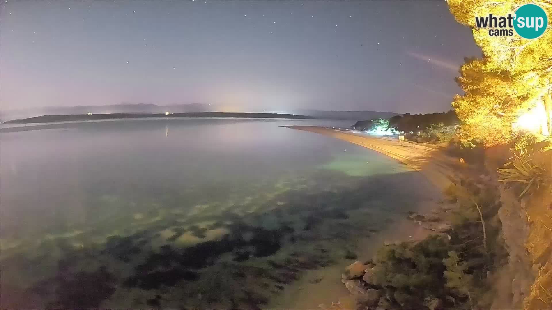 Webcam Bol Zlatni Rat – Vista en vivo desde la isla de Brač