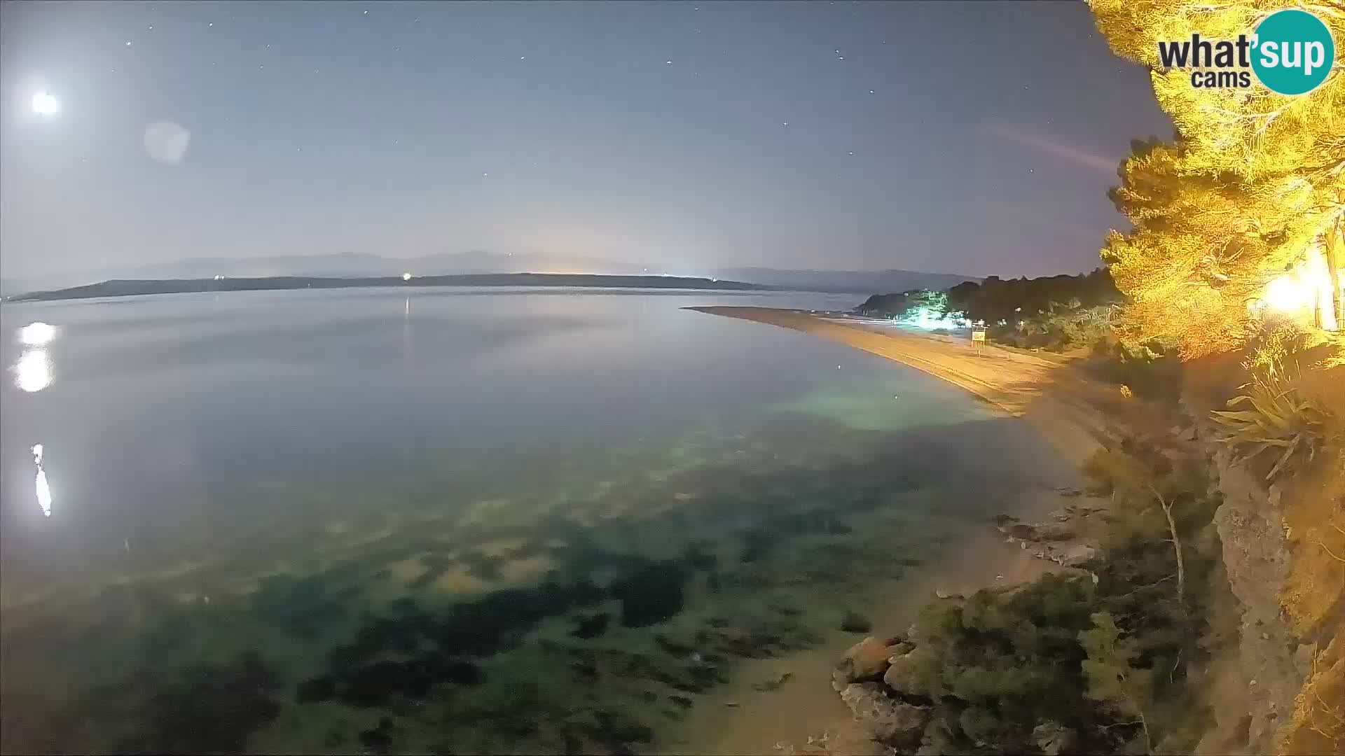 Webcam Bol Zlatni Rat – Vista en vivo desde la isla de Brač