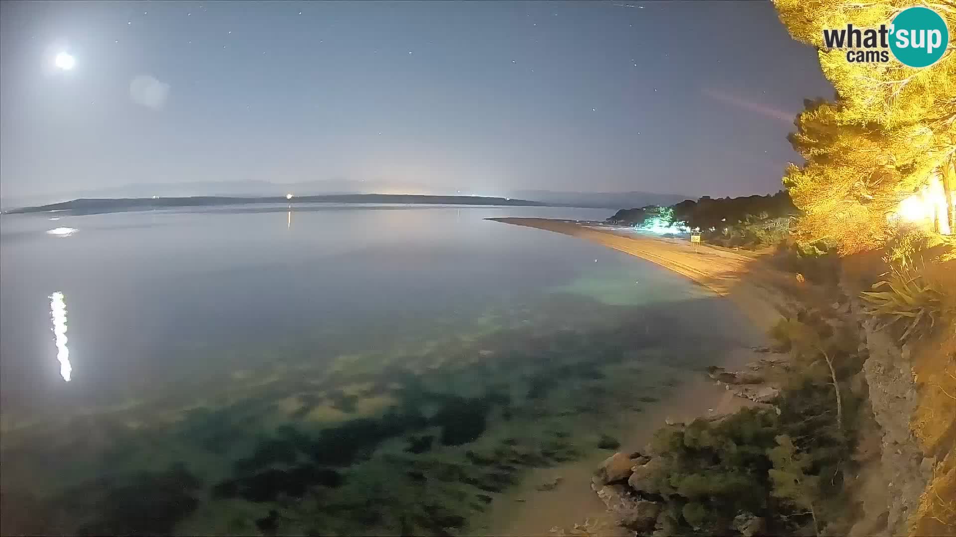 Webcam Bol Zlatni Rat – Vista en vivo desde la isla de Brač