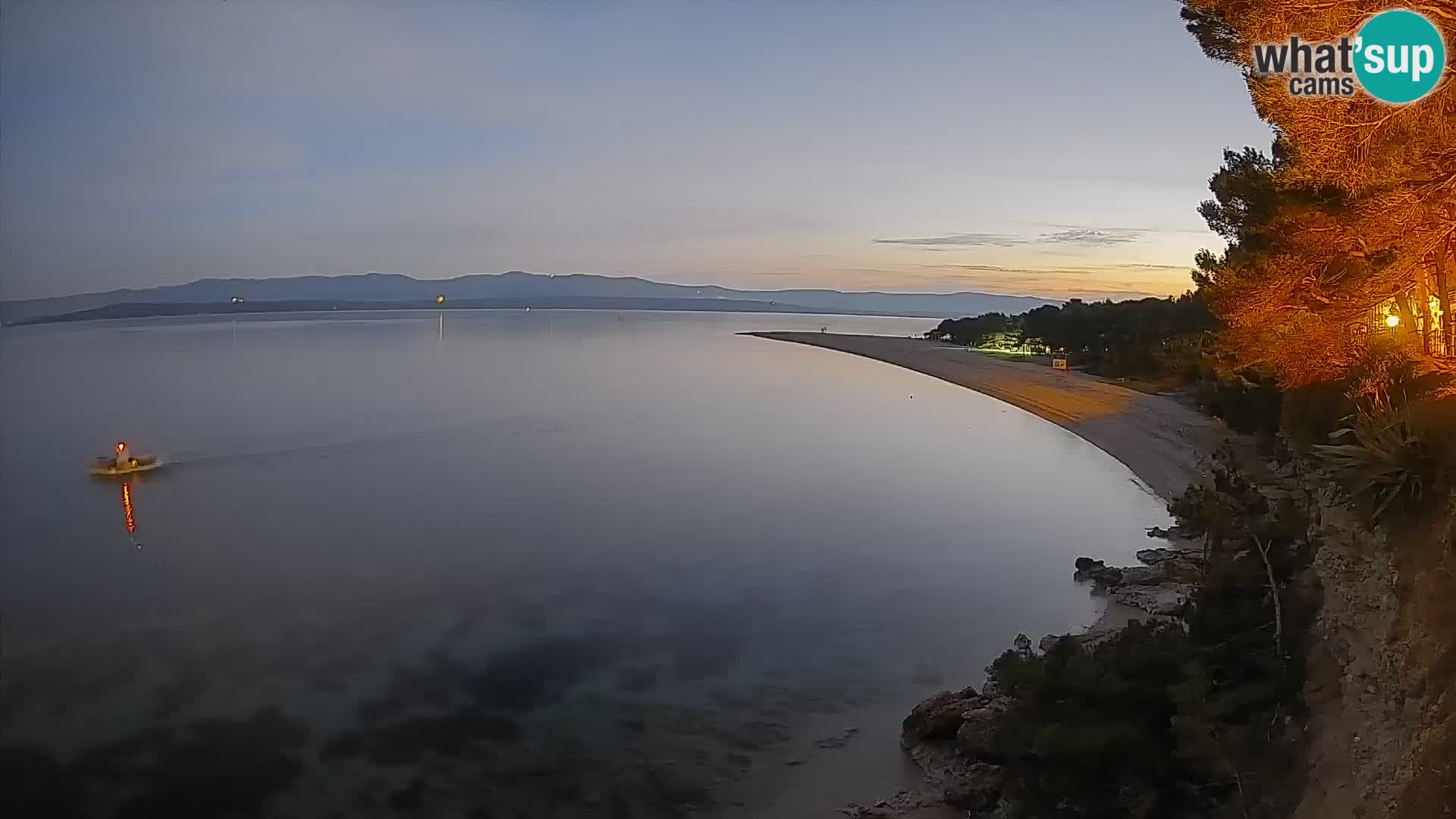 Webcam Zlatni Rat Bol – Liveblick vom berühmten Strand auf Brač