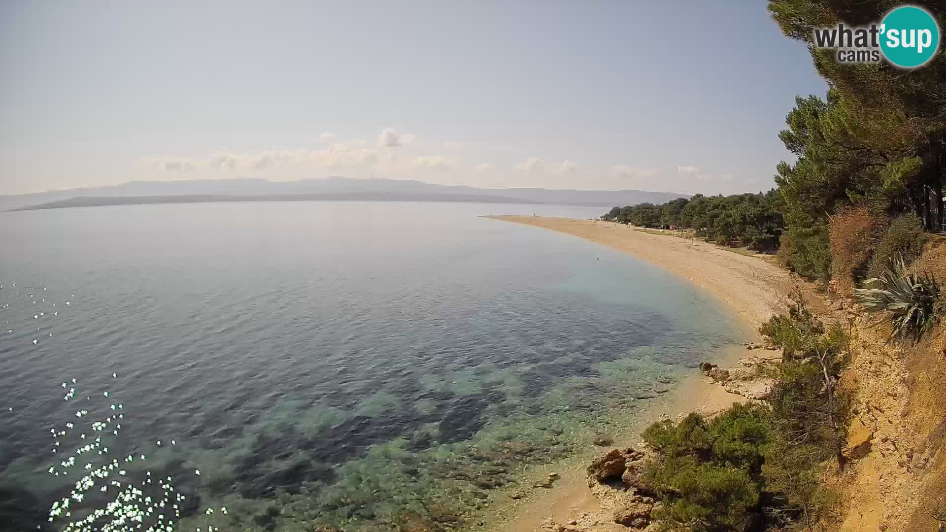 Web kamera Bol Zlatni Rat – Pogled uživo s otoka Brača