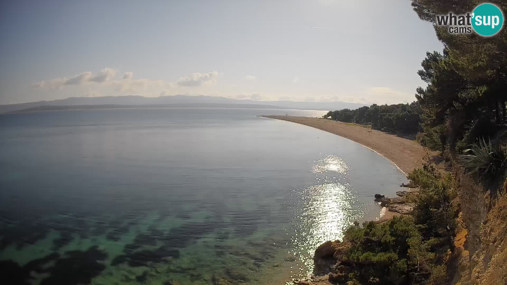 Web kamera Bol Zlatni Rat – Pogled uživo s otoka Brača