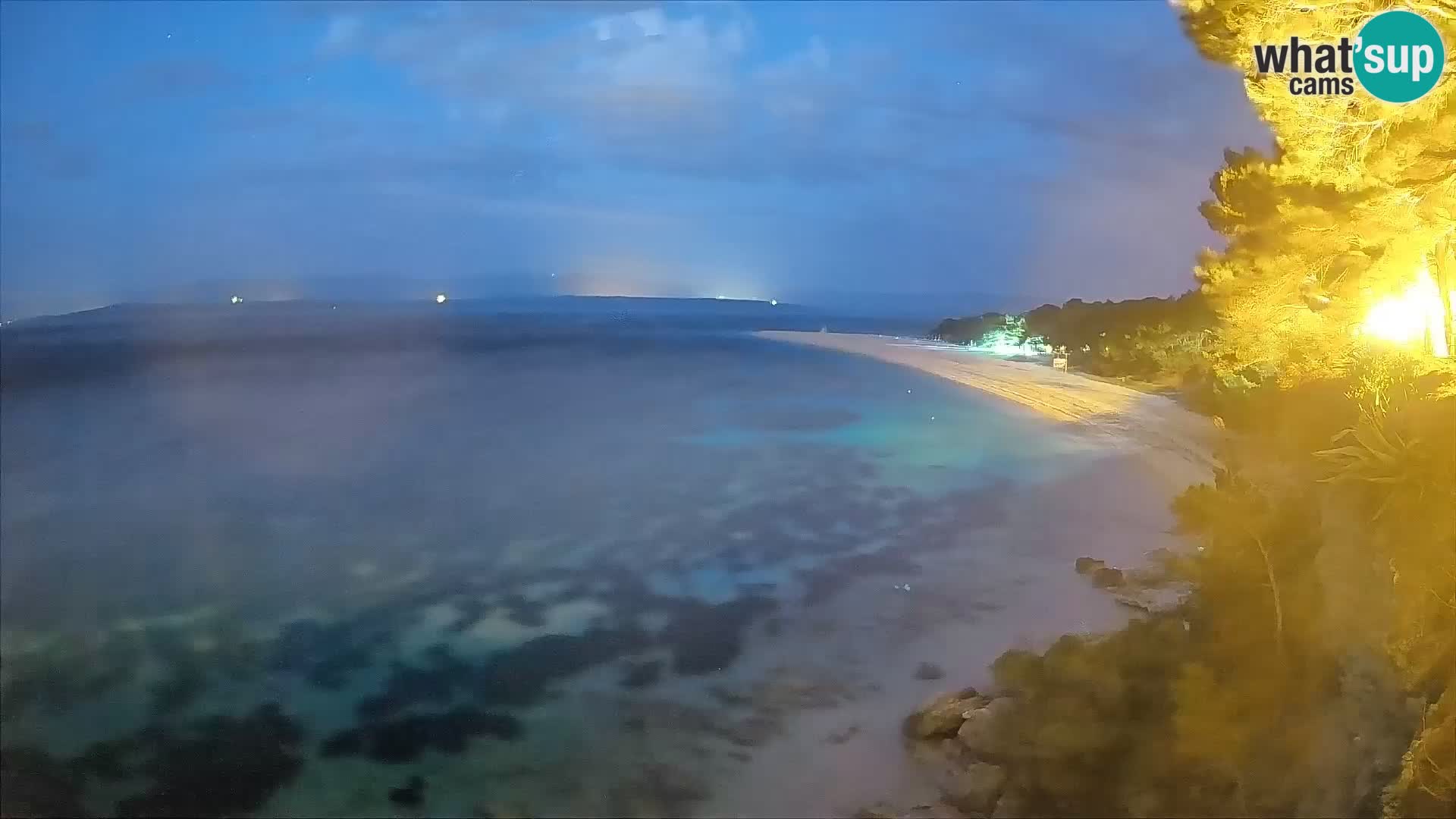 Webcam Bol Zlatni Rat – Vista en vivo desde la isla de Brač