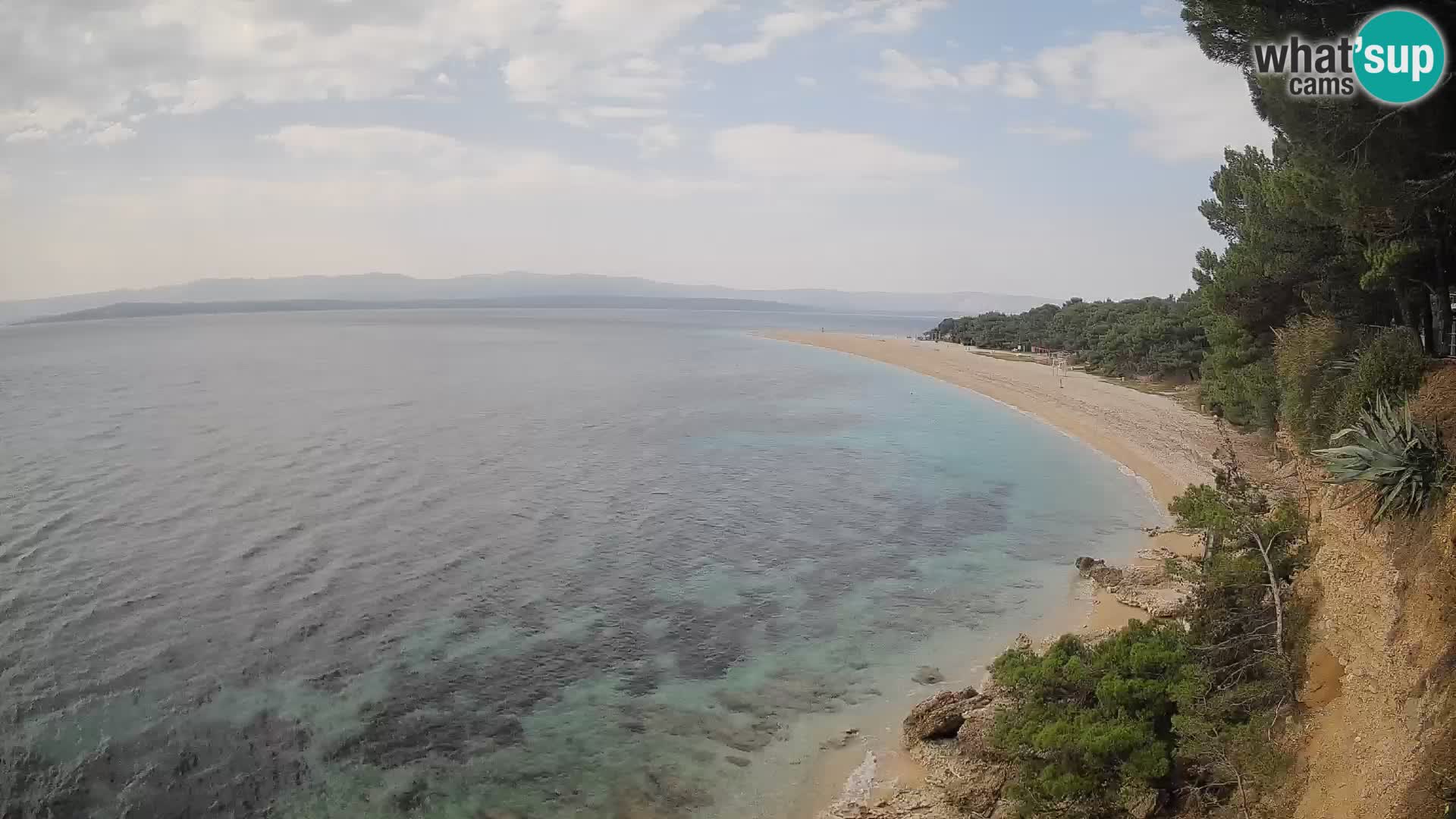 Web kamera Bol Zlatni Rat – Pogled uživo s otoka Brača