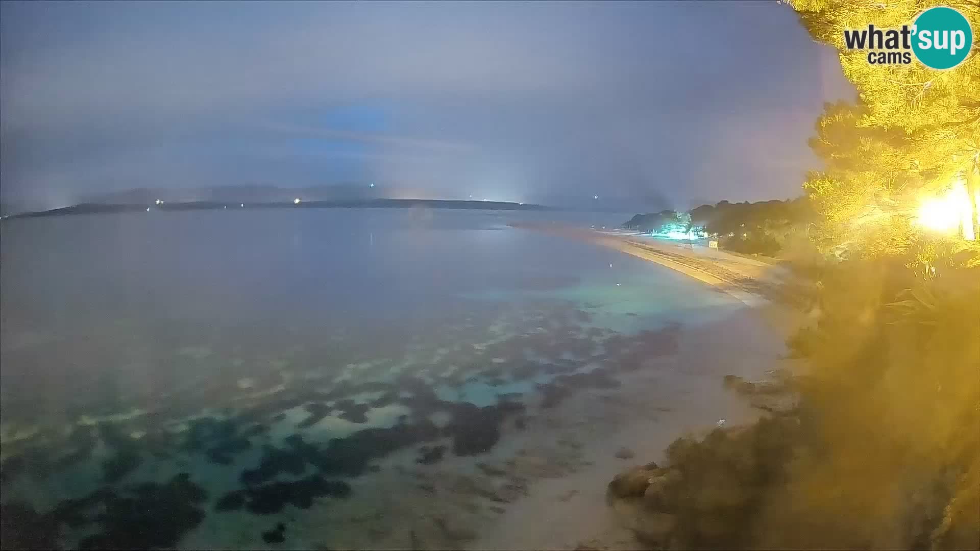 Webcam Bol Zlatni Rat – Vista en vivo desde la isla de Brač