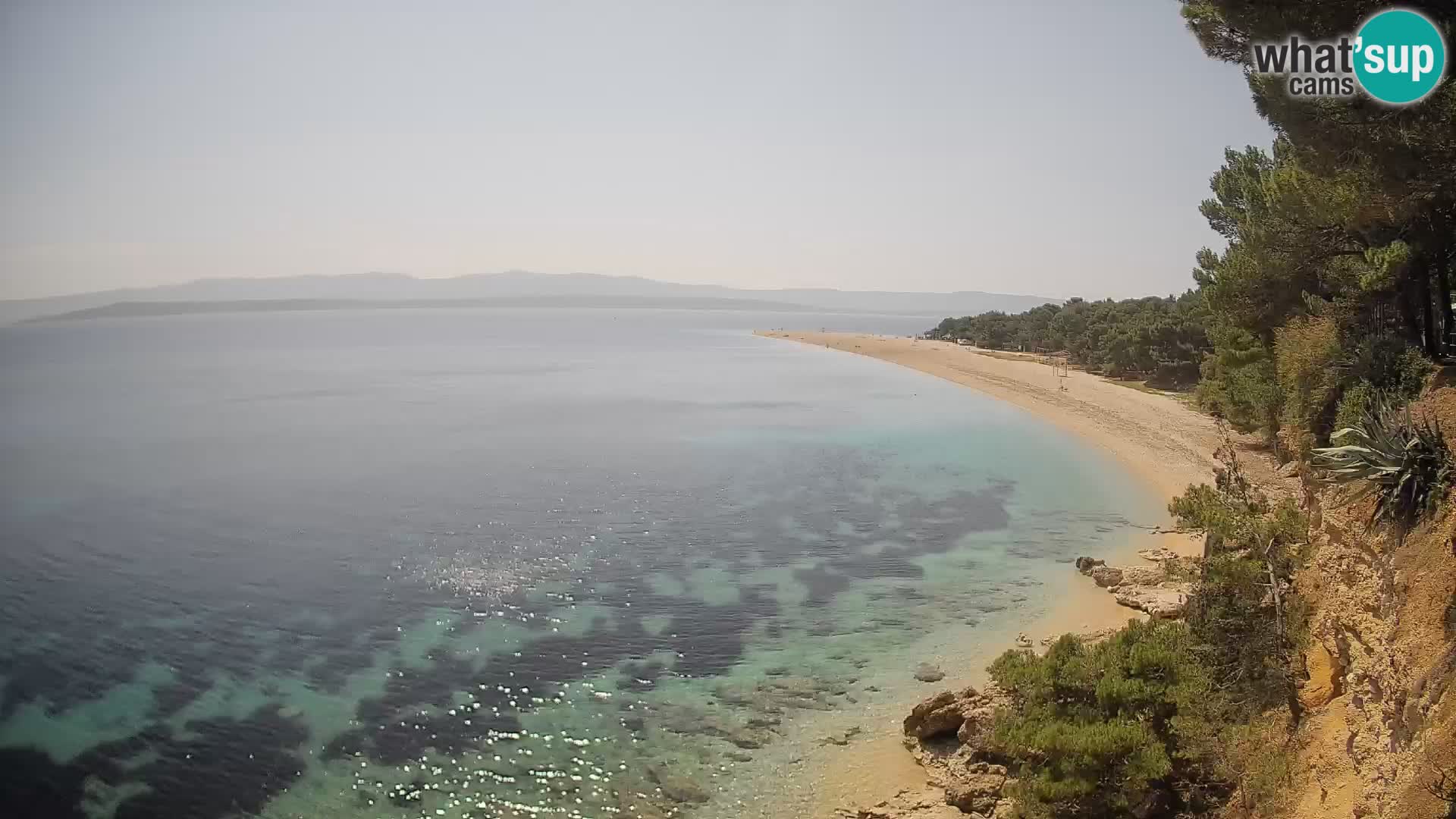 Web kamera Bol Zlatni Rat – Pogled uživo s otoka Brača