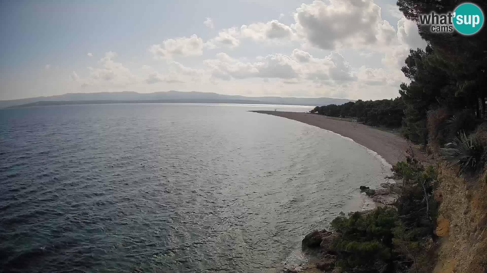 Webcam Zlatni Rat Bol – Liveblick vom berühmten Strand auf Brač