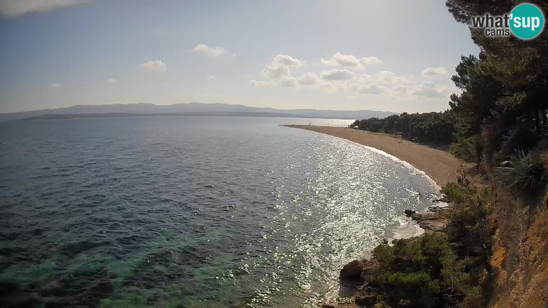 Web kamera Bol Zlatni Rat – Pogled uživo s otoka Brača