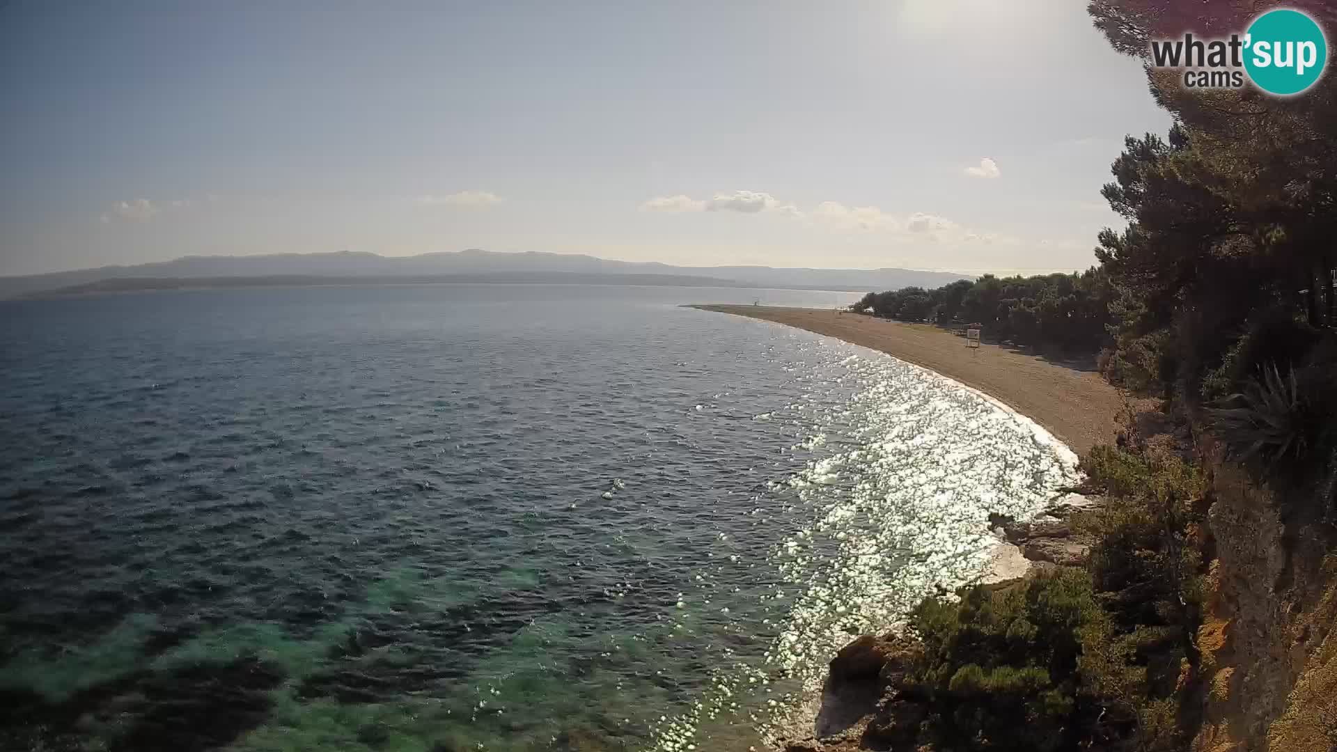 Webcam Bol Zlatni Rat – Vue en direct depuis l’île de Brač