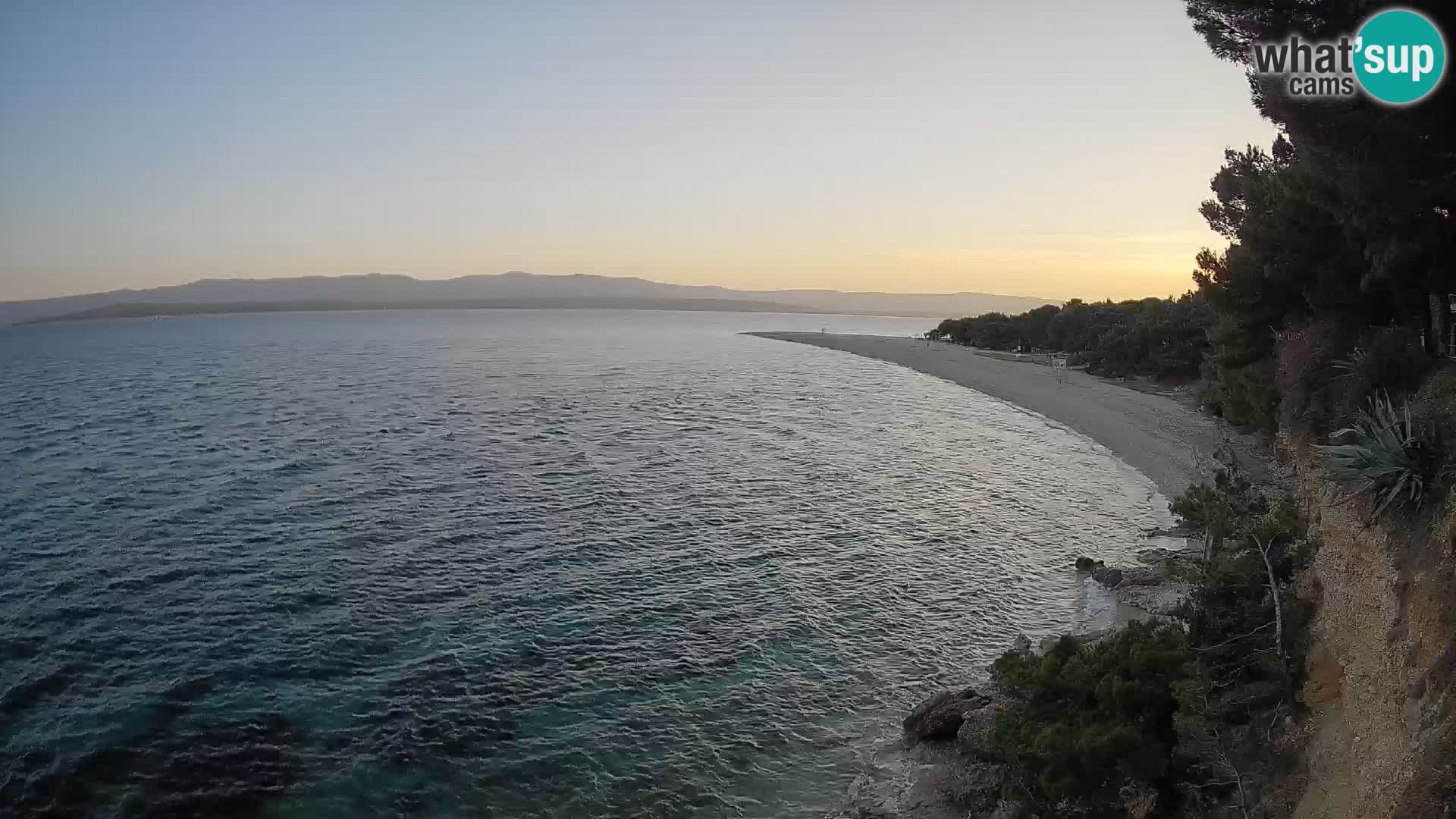 Webcam Bol Zlatni Rat – Vista en vivo desde la isla de Brač