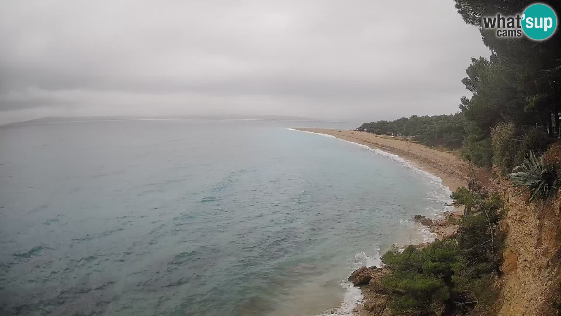 Webcam Zlatni Rat Bol – Liveblick vom berühmten Strand auf Brač
