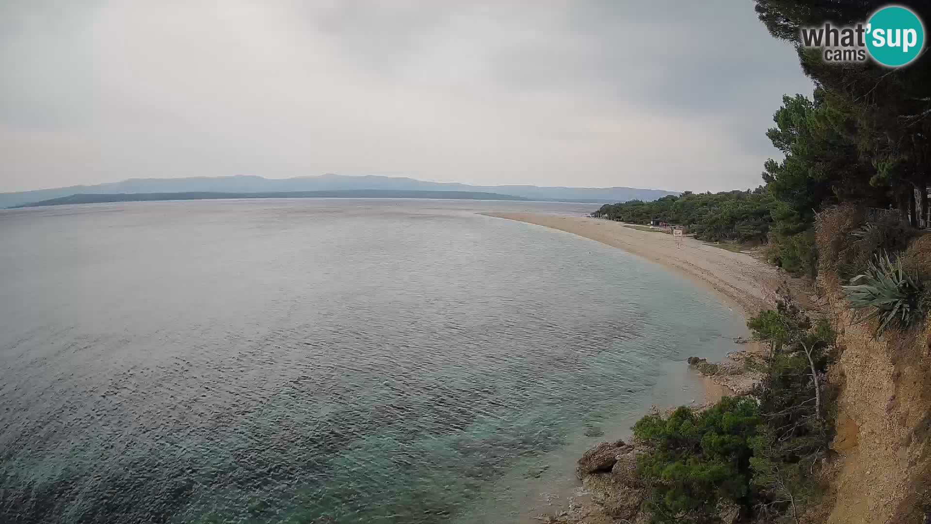 Web kamera Bol Zlatni Rat – Pogled uživo s otoka Brača
