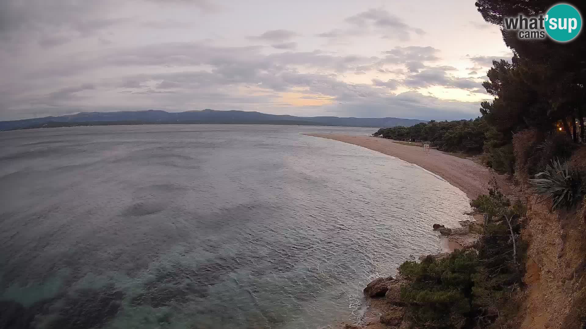 Webcam Zlatni Rat Bol – Liveblick vom berühmten Strand auf Brač