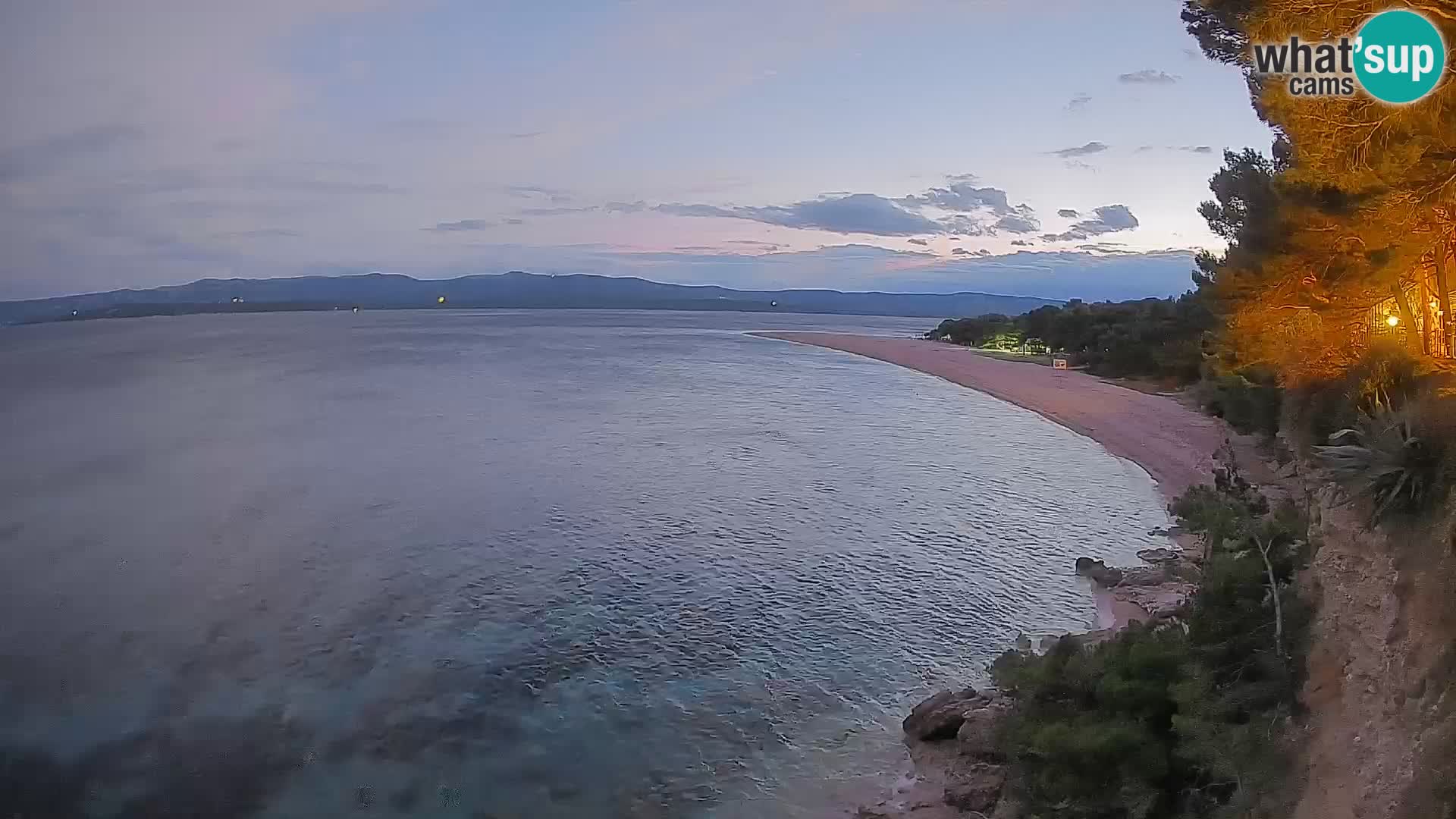 Webcam Zlatni Rat Bol – Liveblick vom berühmten Strand auf Brač