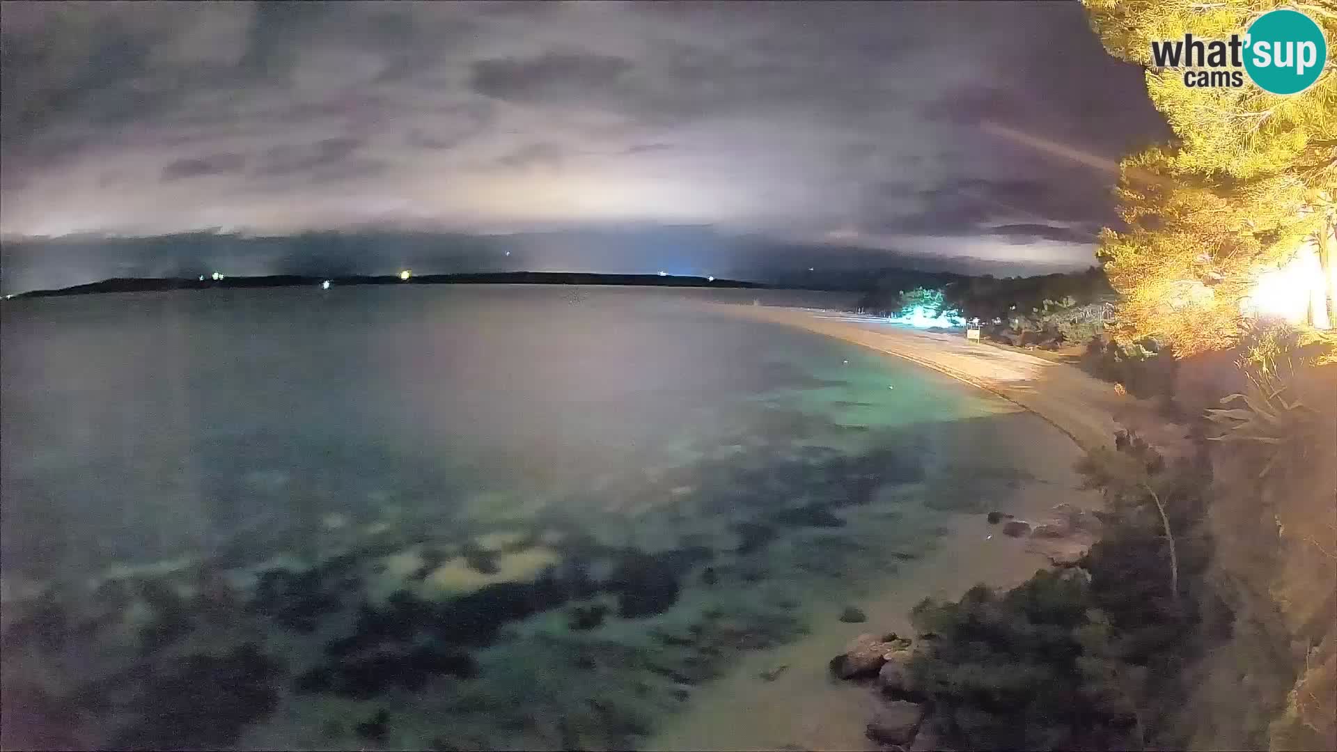 Webcam Bol Zlatni Rat – Vista en vivo desde la isla de Brač