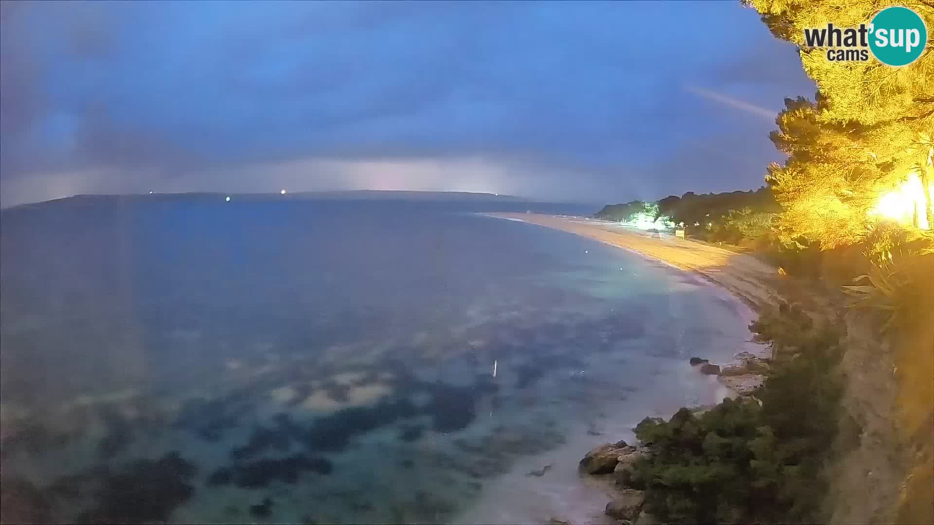 Webcam Bol Zlatni Rat – Vista en vivo desde la isla de Brač