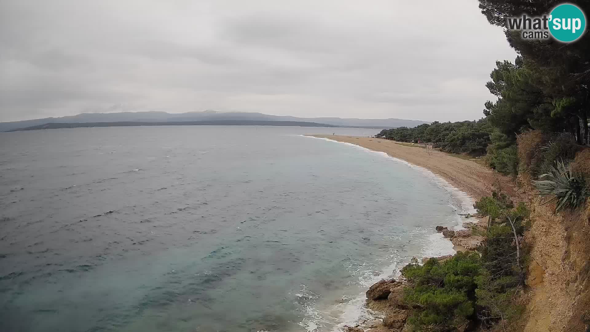 Web kamera Bol Zlatni Rat – Pogled uživo s otoka Brača