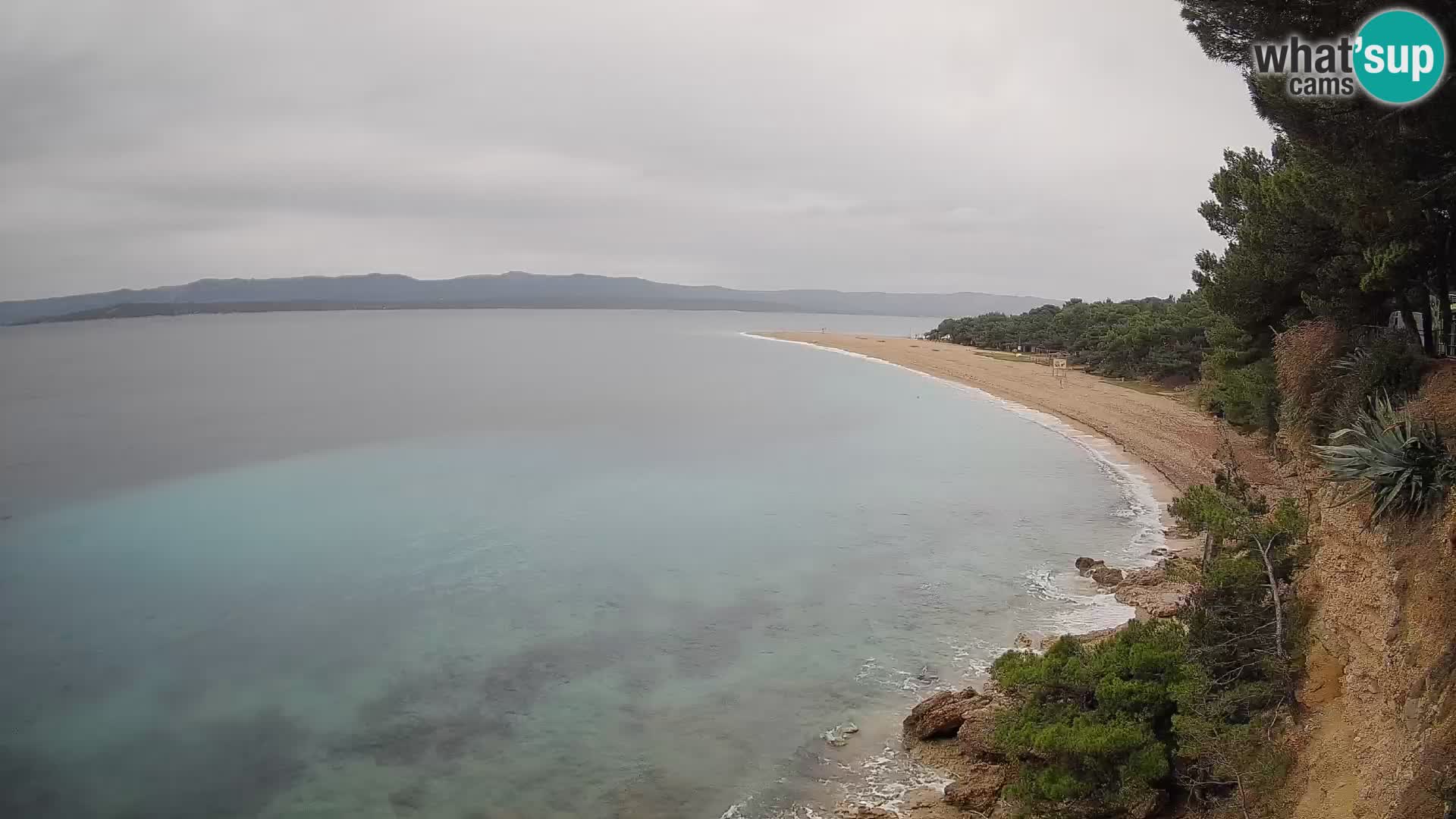 Web kamera Bol Zlatni Rat – Pogled uživo s otoka Brača