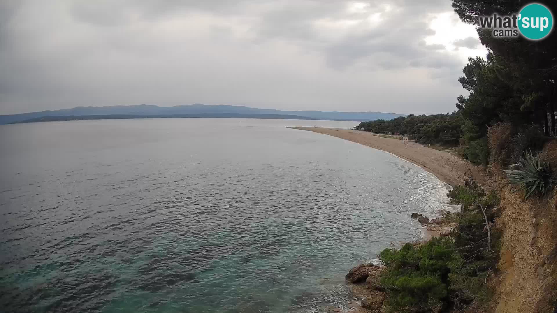 Webcam Zlatni Rat Bol – Liveblick vom berühmten Strand auf Brač