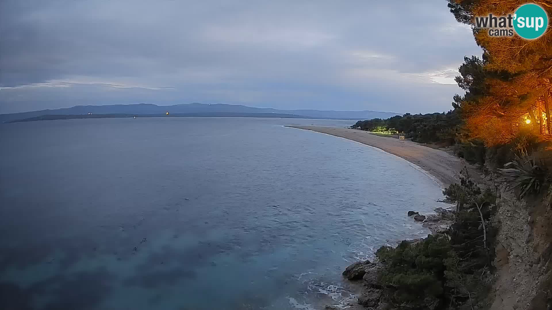 Webcam Zlatni Rat Bol – Liveblick vom berühmten Strand auf Brač