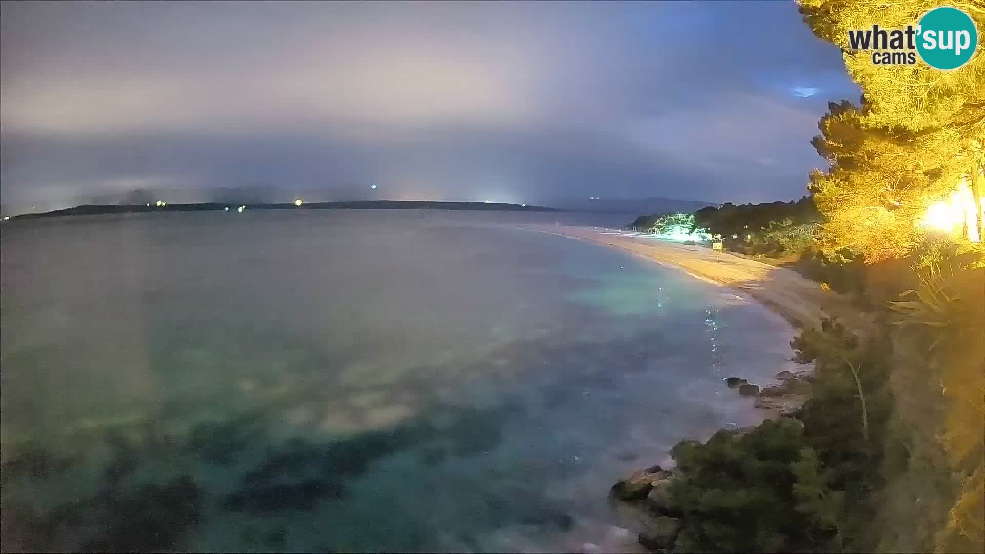 Webcam Bol Zlatni Rat – Vista en vivo desde la isla de Brač