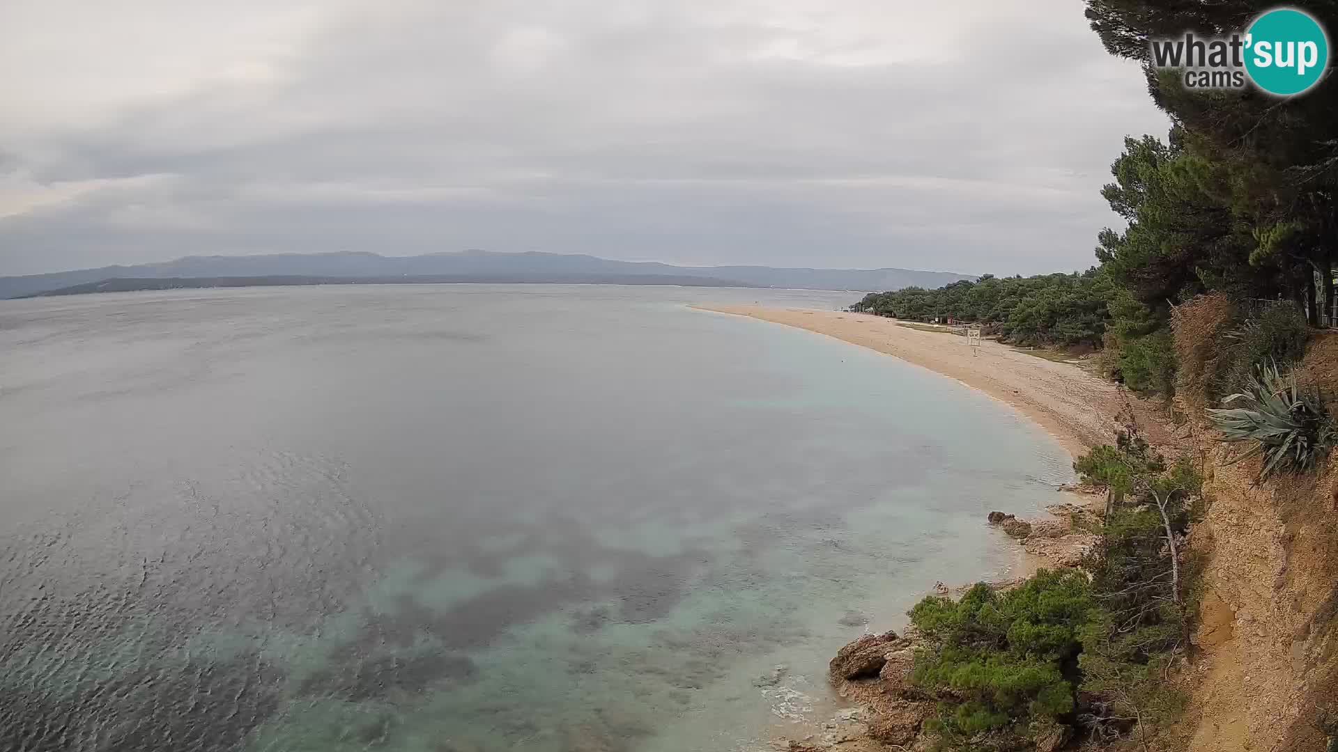 Web kamera Bol Zlatni Rat – Pogled uživo s otoka Brača