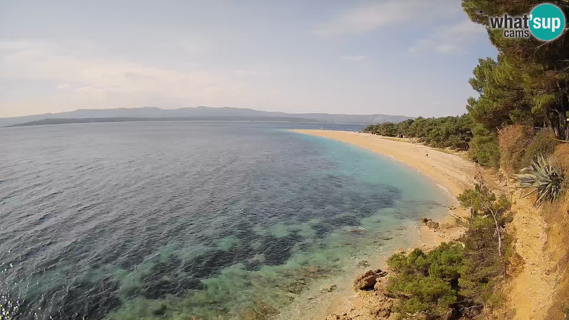 Web kamera Bol Zlatni Rat – Pogled uživo s otoka Brača