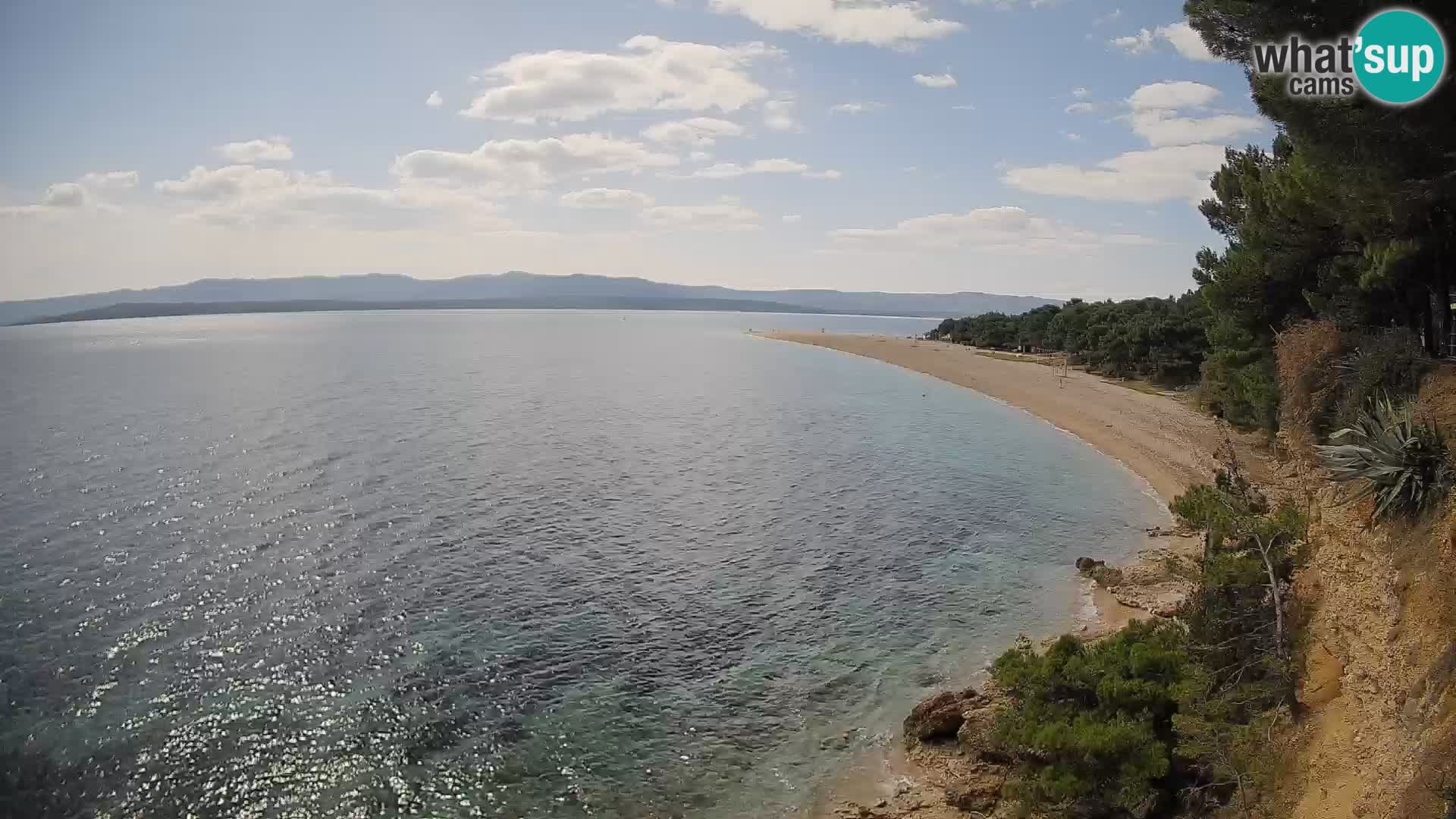 Web kamera Bol Zlatni Rat – Pogled uživo s otoka Brača