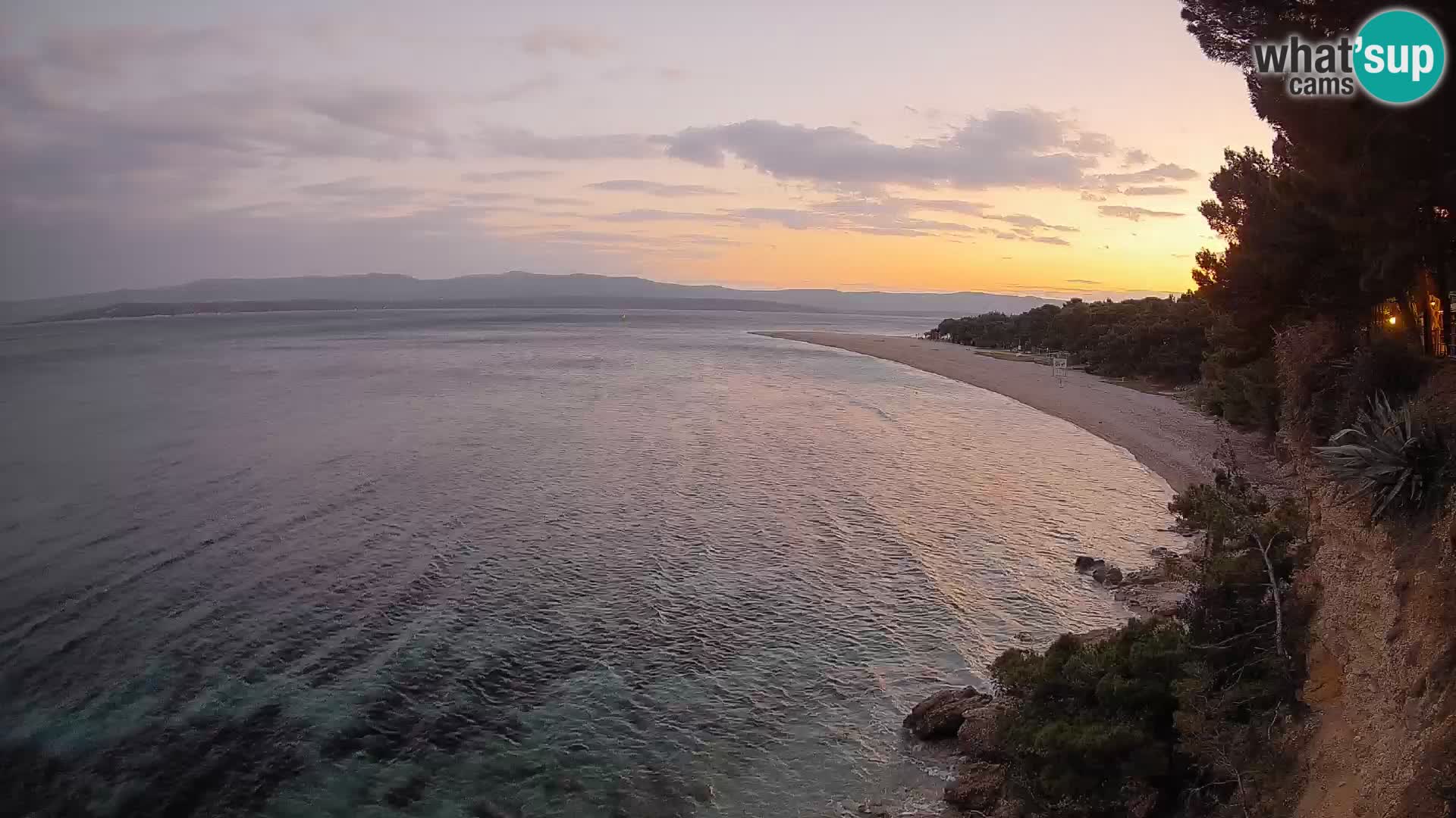 Webcam Zlatni Rat Bol – Liveblick vom berühmten Strand auf Brač