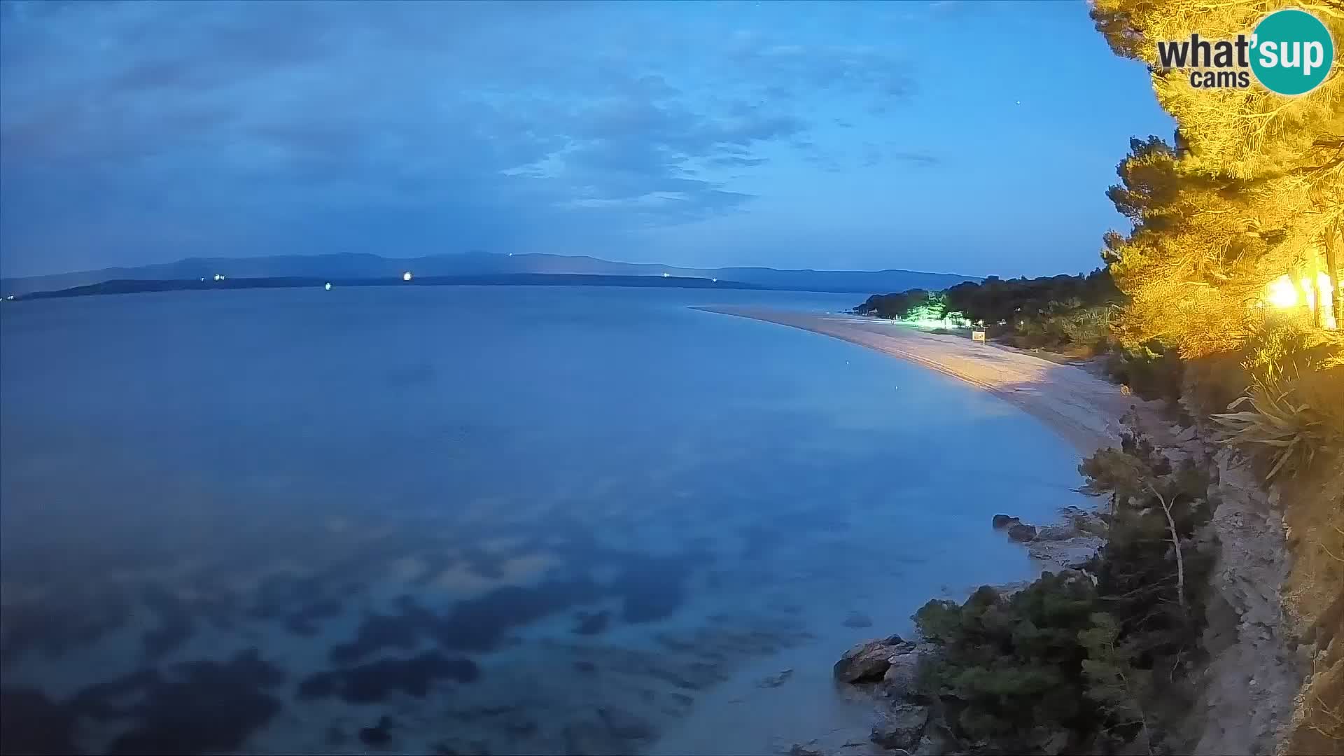 Webcam Zlatni Rat Bol – Liveblick vom berühmten Strand auf Brač