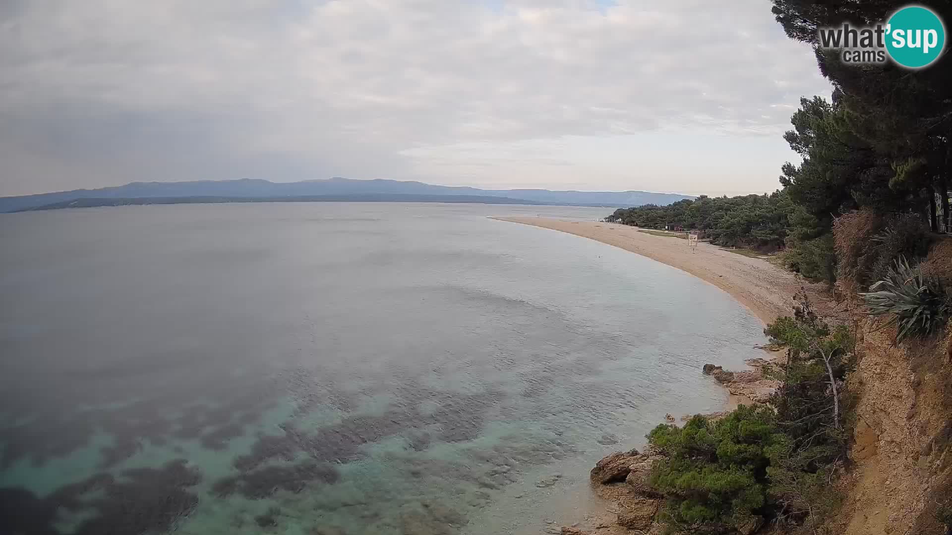 Web kamera Bol Zlatni Rat – Pogled uživo s otoka Brača
