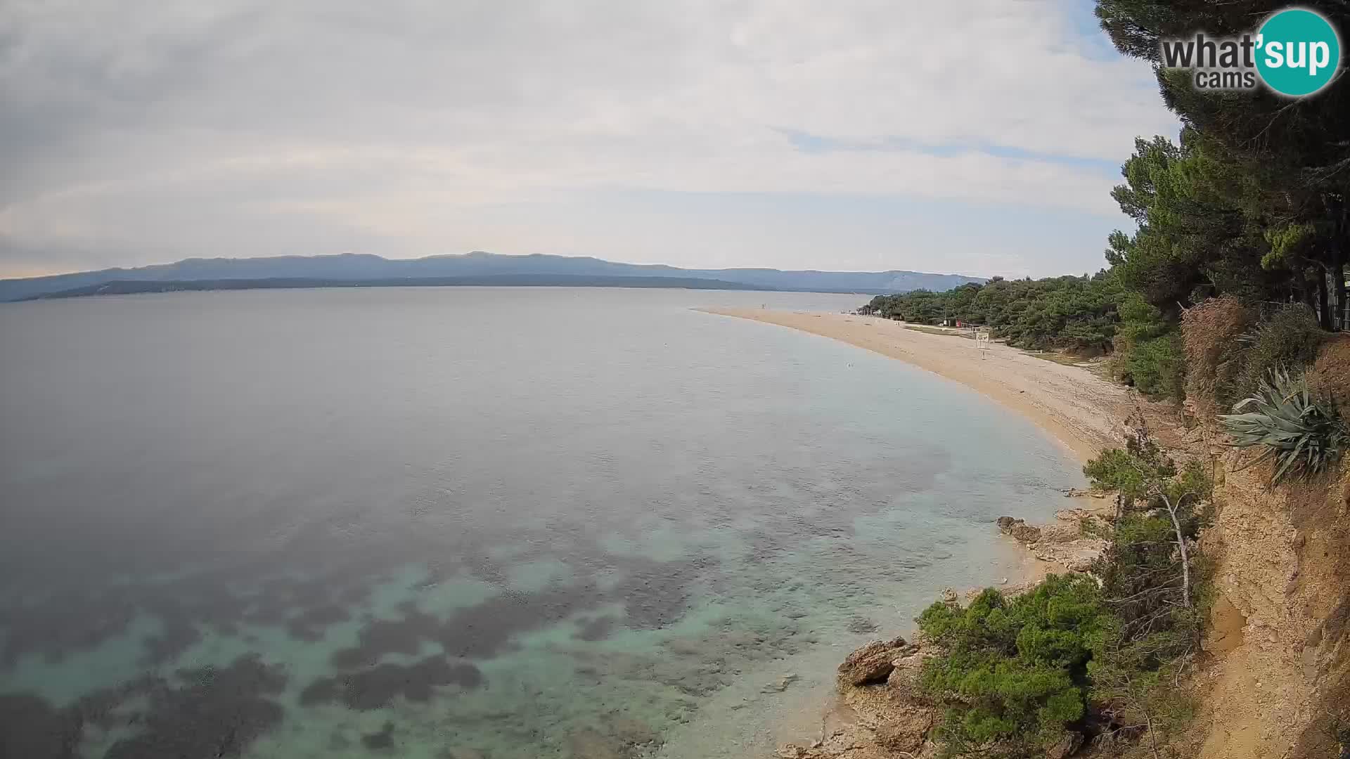 Web kamera Bol Zlatni Rat – Pogled uživo s otoka Brača