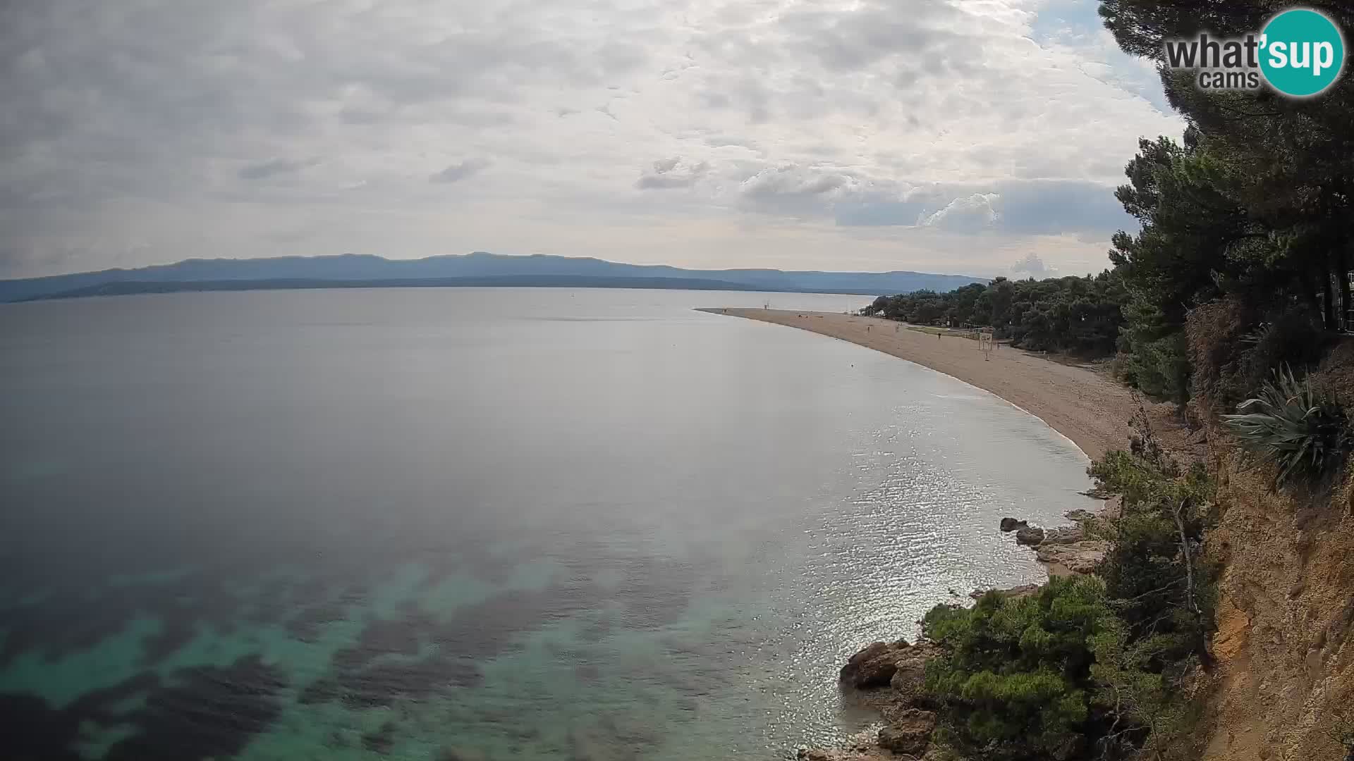Webcam Zlatni Rat Bol – Liveblick vom berühmten Strand auf Brač