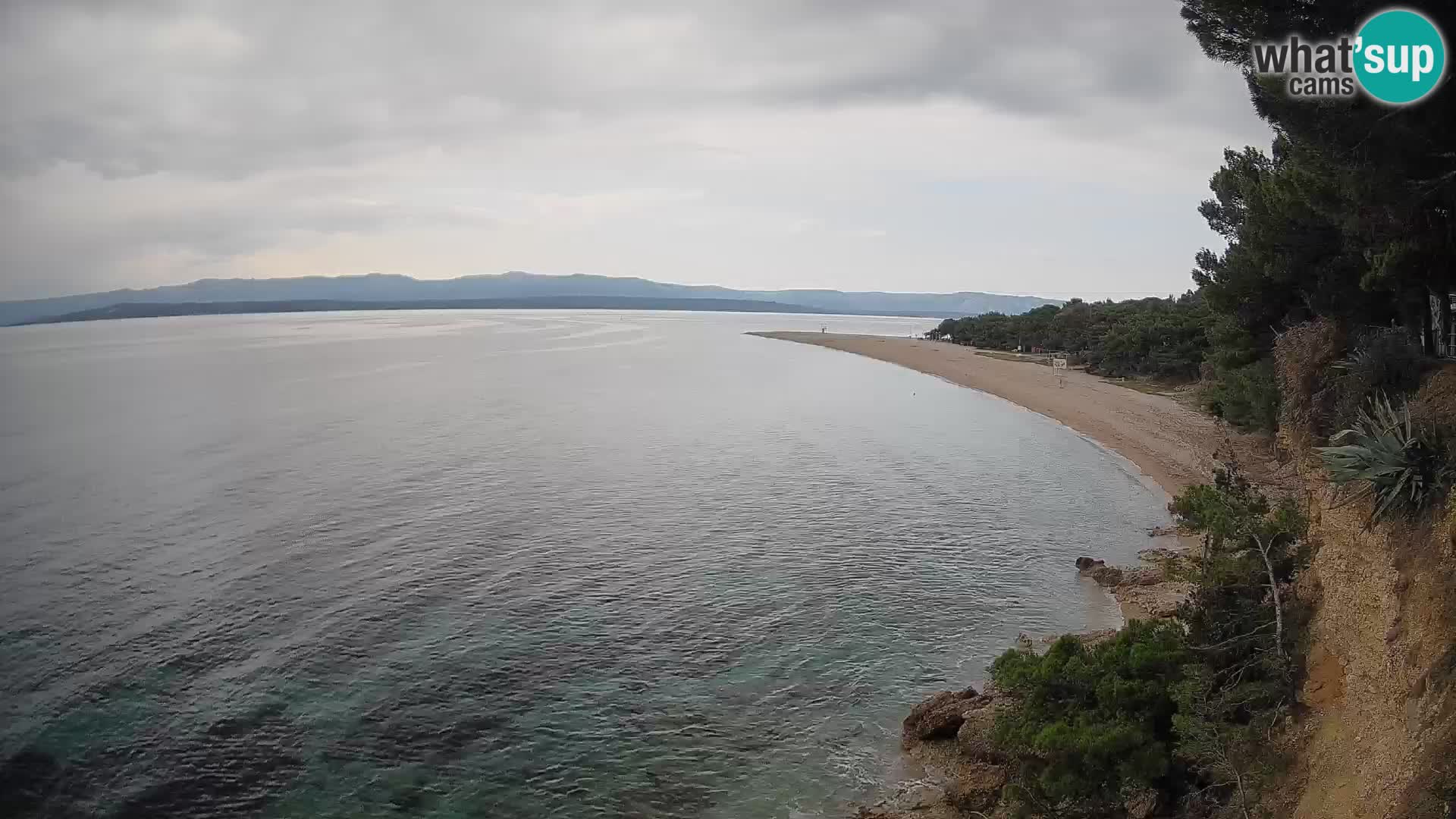 Webcam Zlatni Rat Bol – Liveblick vom berühmten Strand auf Brač